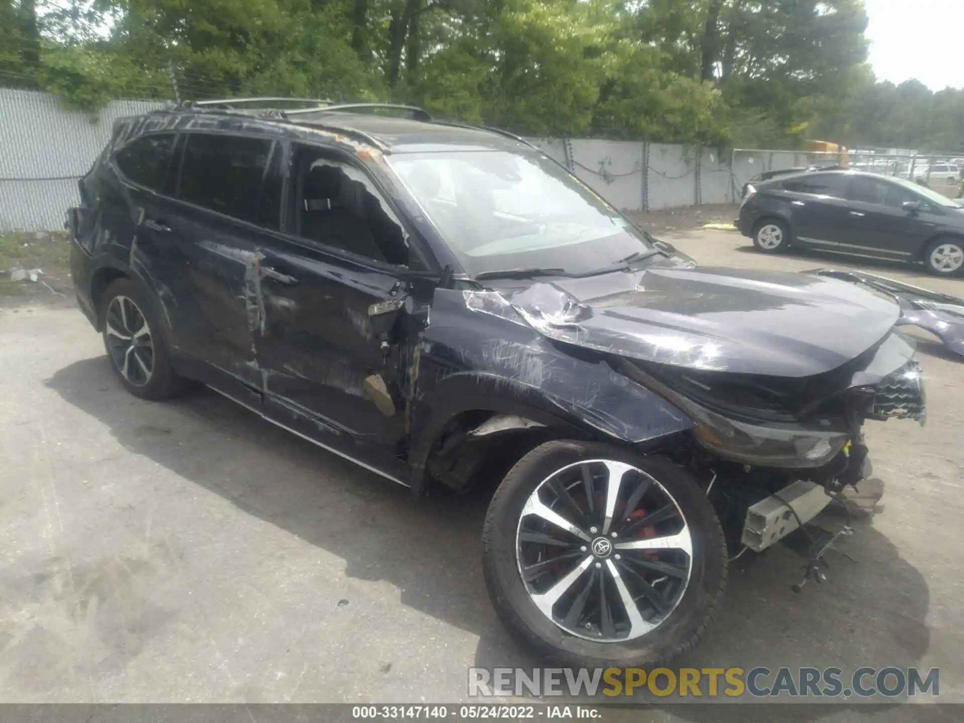 1 Photograph of a damaged car 5TDJZRBH7MS142219 TOYOTA HIGHLANDER 2021