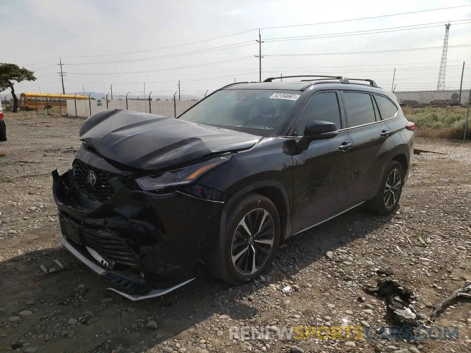 2 Photograph of a damaged car 5TDJZRBH9MS061769 TOYOTA HIGHLANDER 2021