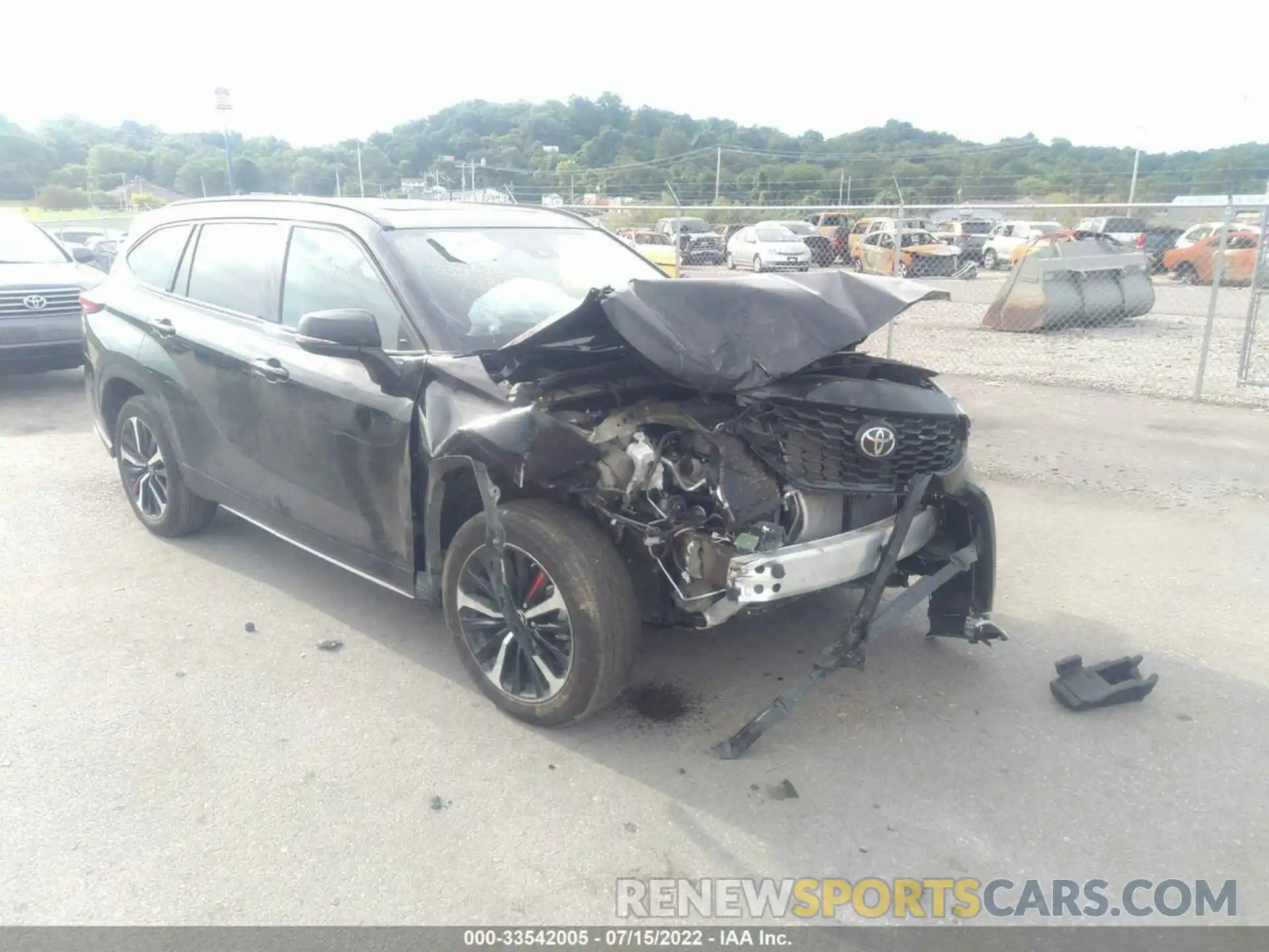 6 Photograph of a damaged car 5TDJZRBHXMS135619 TOYOTA HIGHLANDER 2021