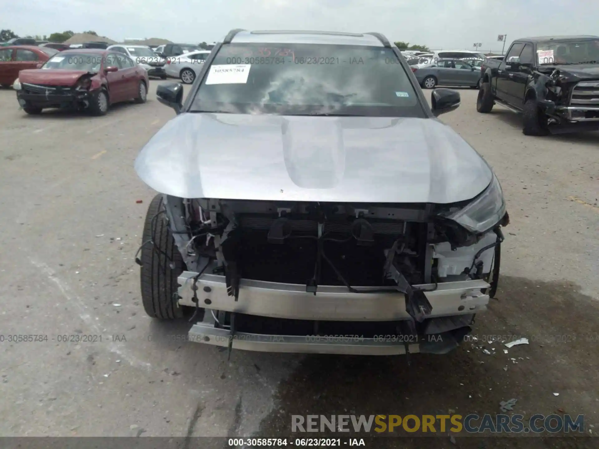 6 Photograph of a damaged car 5TDLZRAH1MS035497 TOYOTA HIGHLANDER 2021