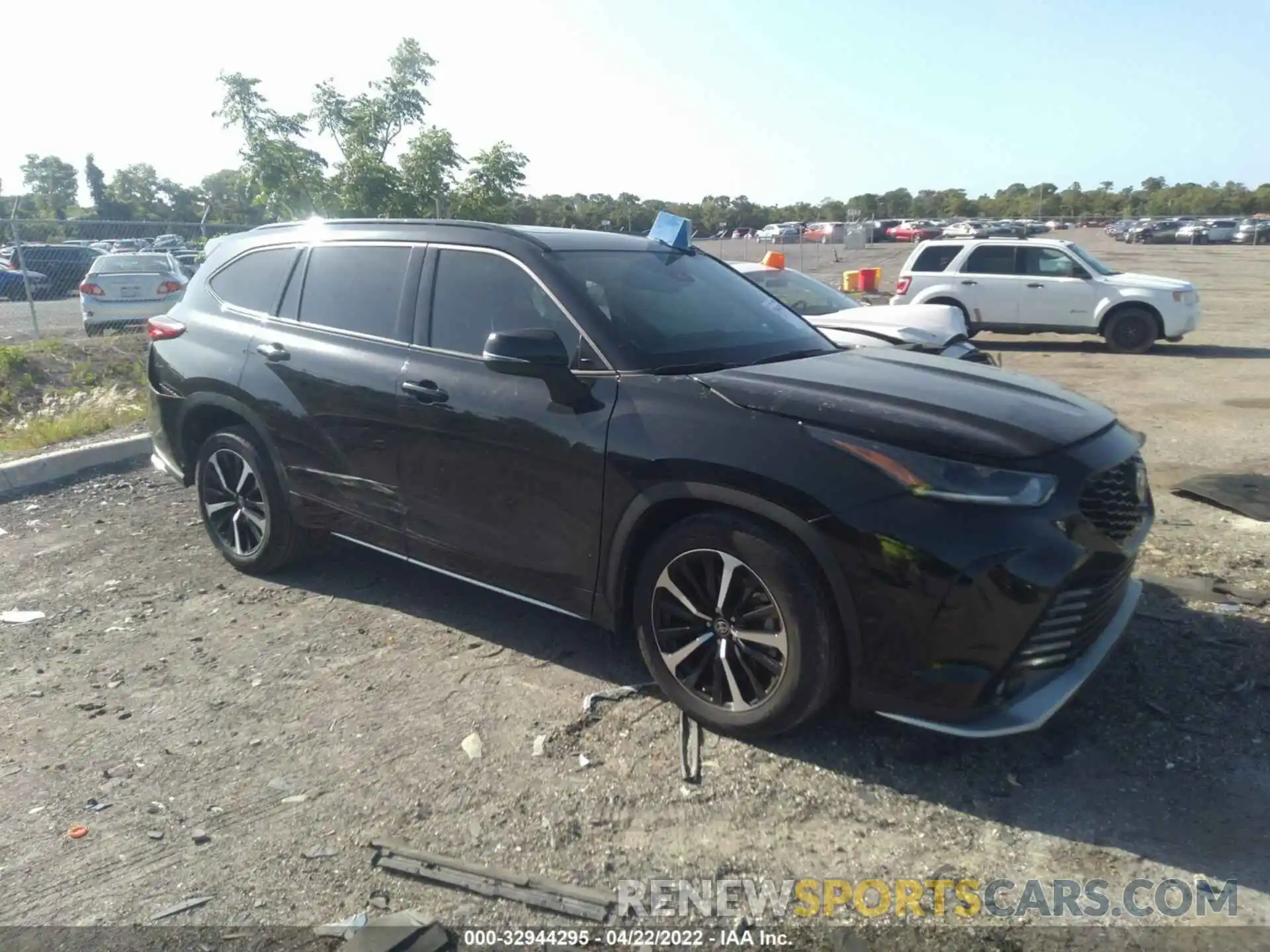 1 Photograph of a damaged car 5TDLZRAH1MS042966 TOYOTA HIGHLANDER 2021