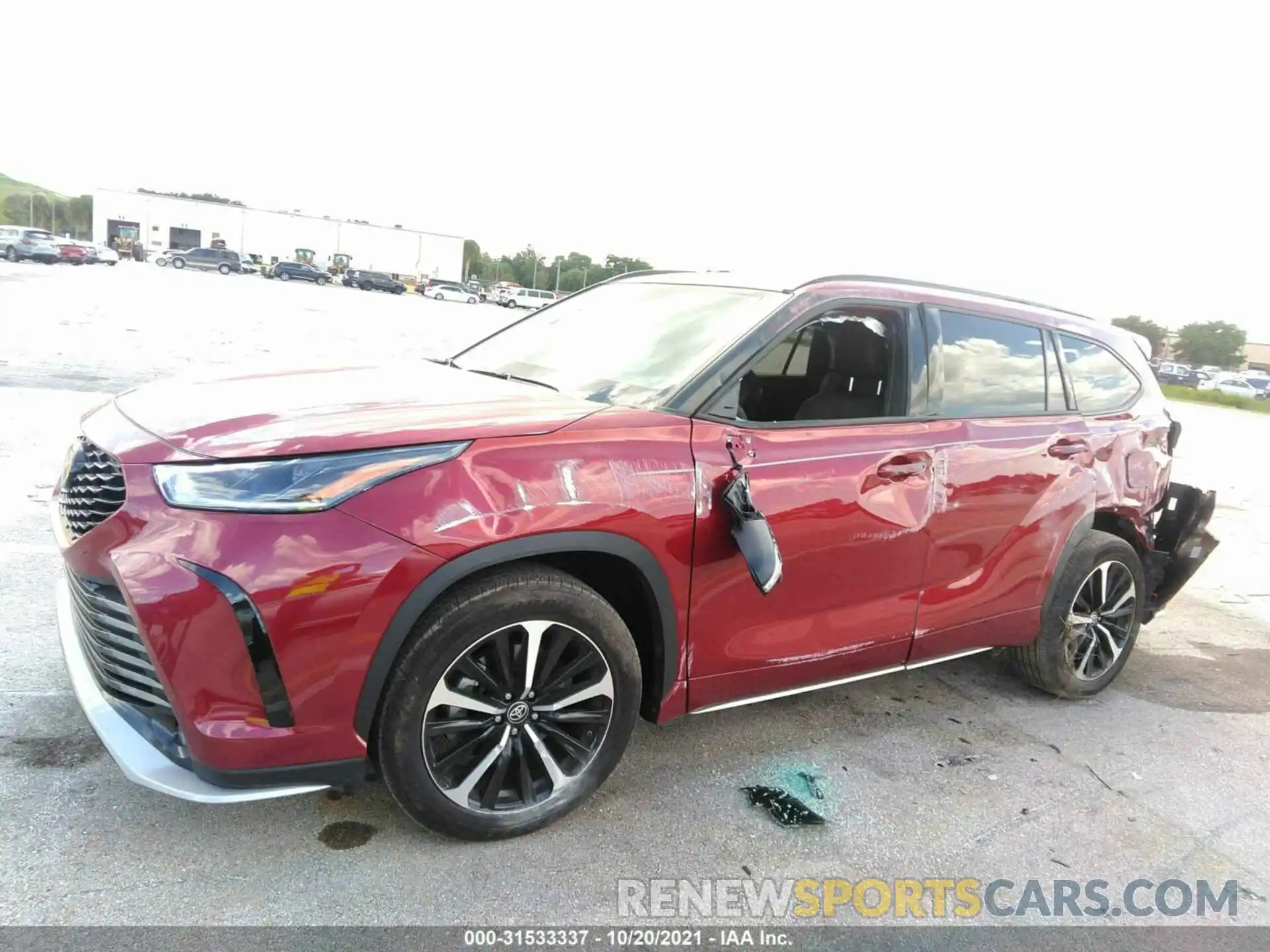 6 Photograph of a damaged car 5TDLZRAH3MS041396 TOYOTA HIGHLANDER 2021