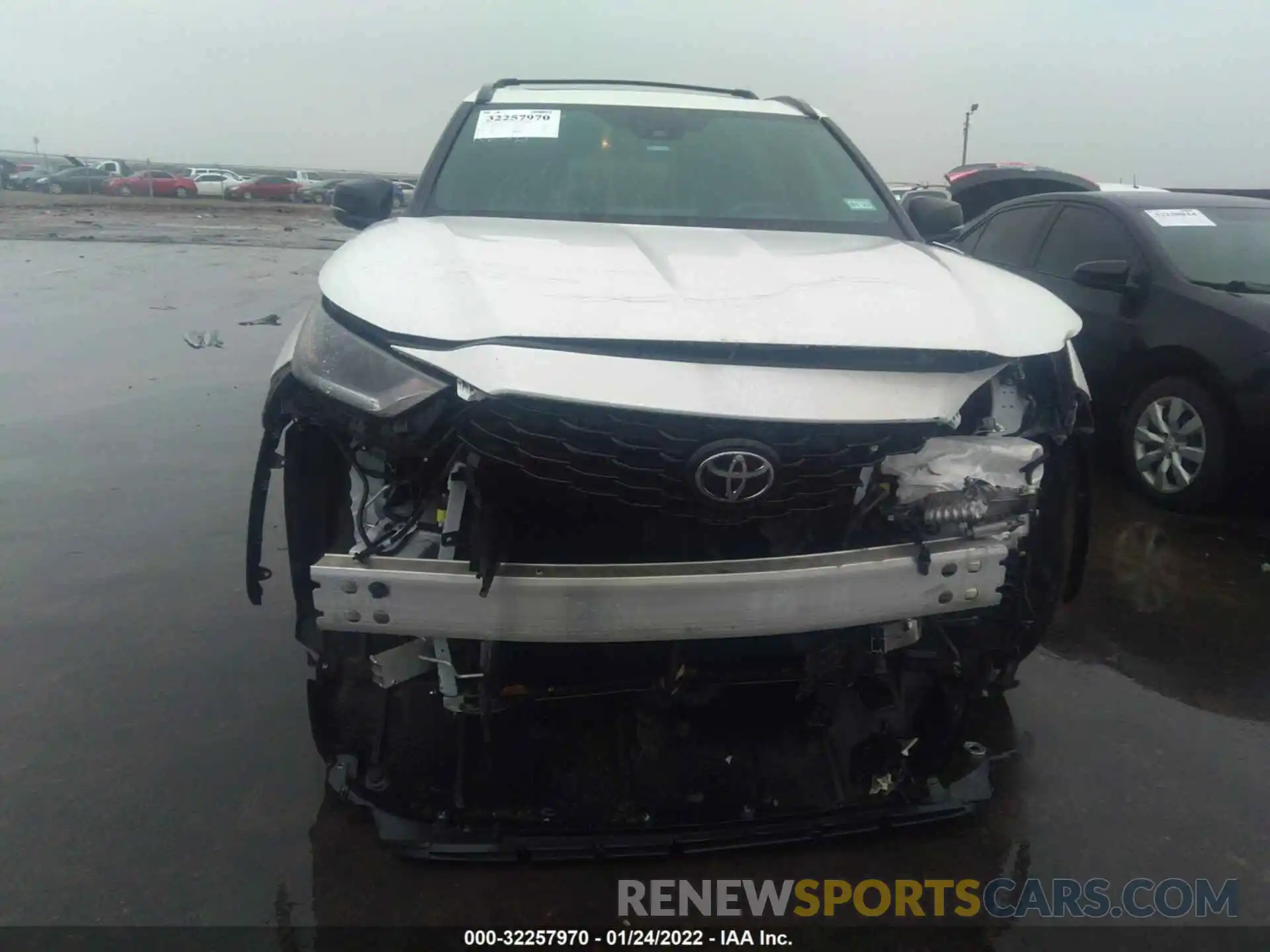 6 Photograph of a damaged car 5TDLZRAH7MS048111 TOYOTA HIGHLANDER 2021