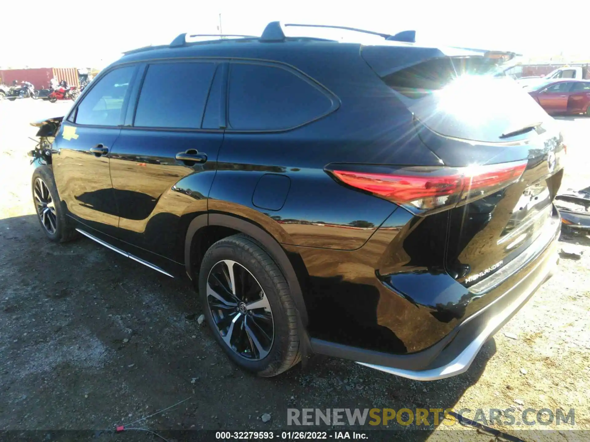 3 Фотография поврежденного автомобиля 5TDLZRAH9MS082177 TOYOTA HIGHLANDER 2021