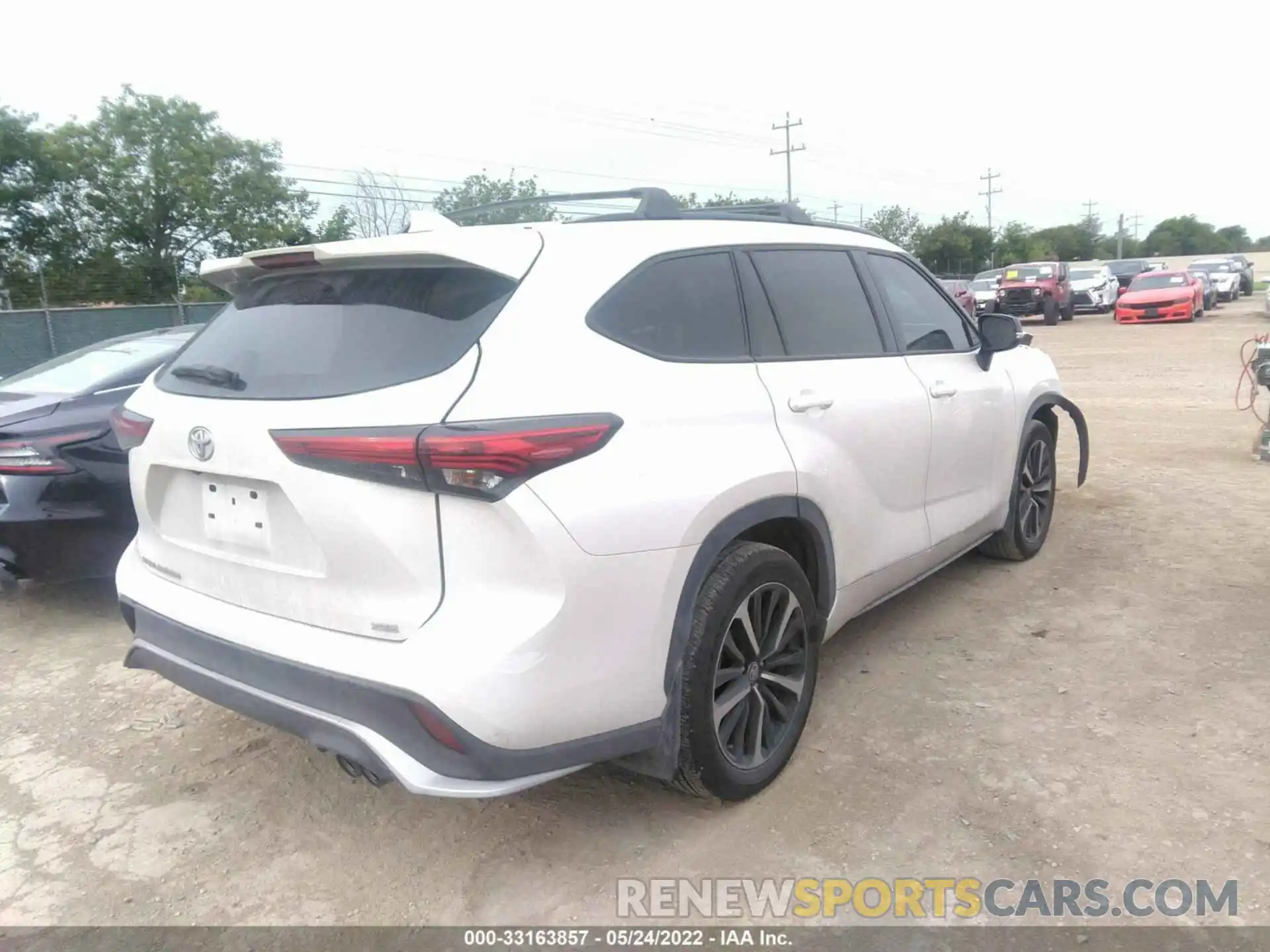 4 Фотография поврежденного автомобиля 5TDLZRAHXMS064139 TOYOTA HIGHLANDER 2021