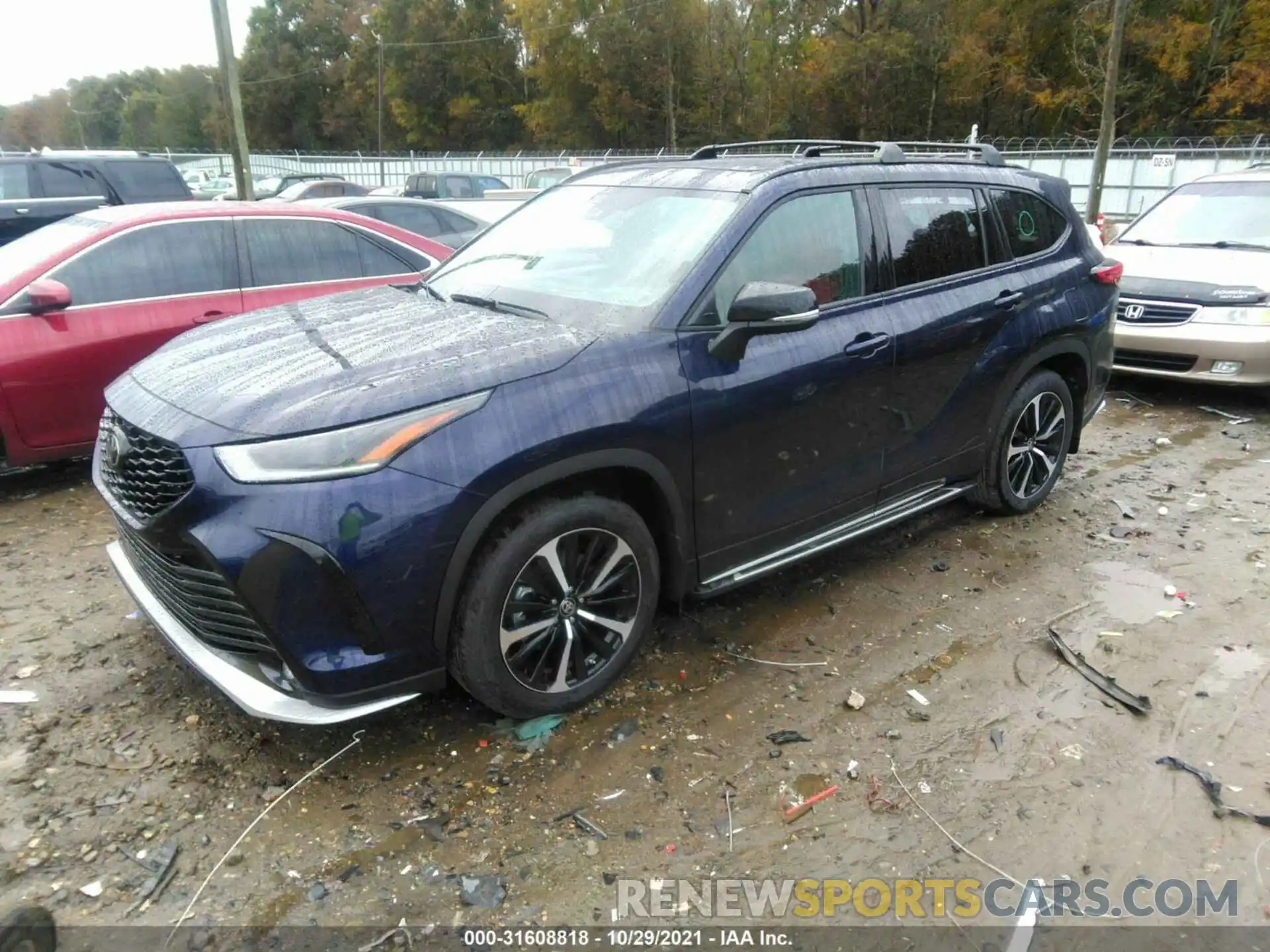 2 Photograph of a damaged car 5TDLZRAHXMS084911 TOYOTA HIGHLANDER 2021