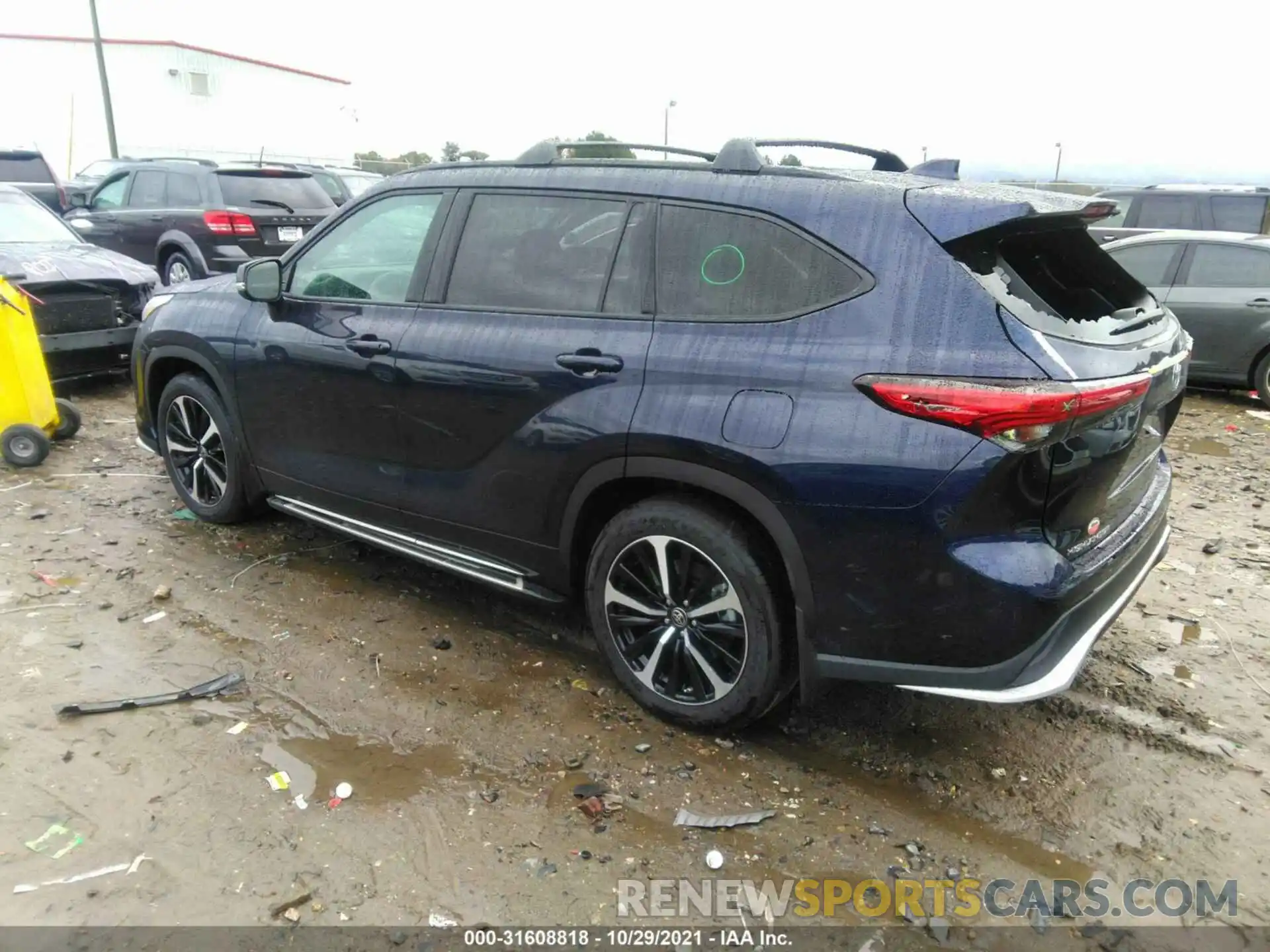 3 Photograph of a damaged car 5TDLZRAHXMS084911 TOYOTA HIGHLANDER 2021