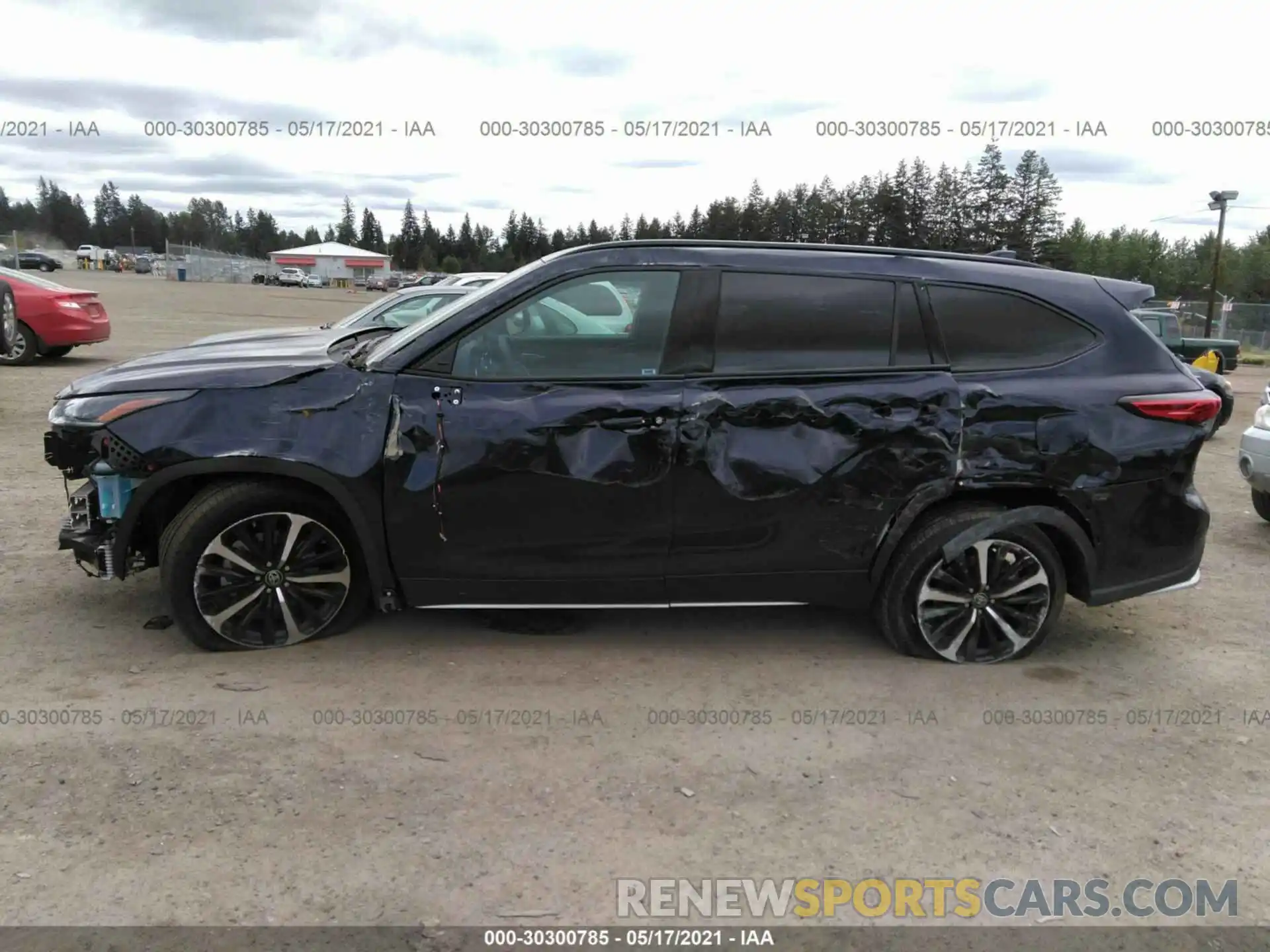 6 Photograph of a damaged car 5TDLZRBH0MS070398 TOYOTA HIGHLANDER 2021