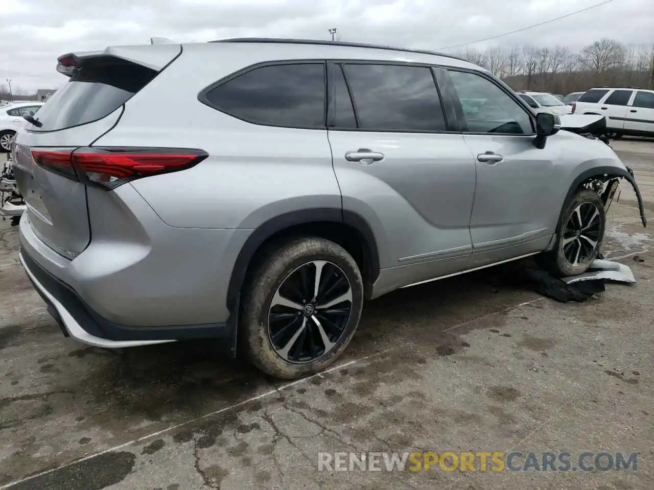 3 Photograph of a damaged car 5TDLZRBH0MS092448 TOYOTA HIGHLANDER 2021