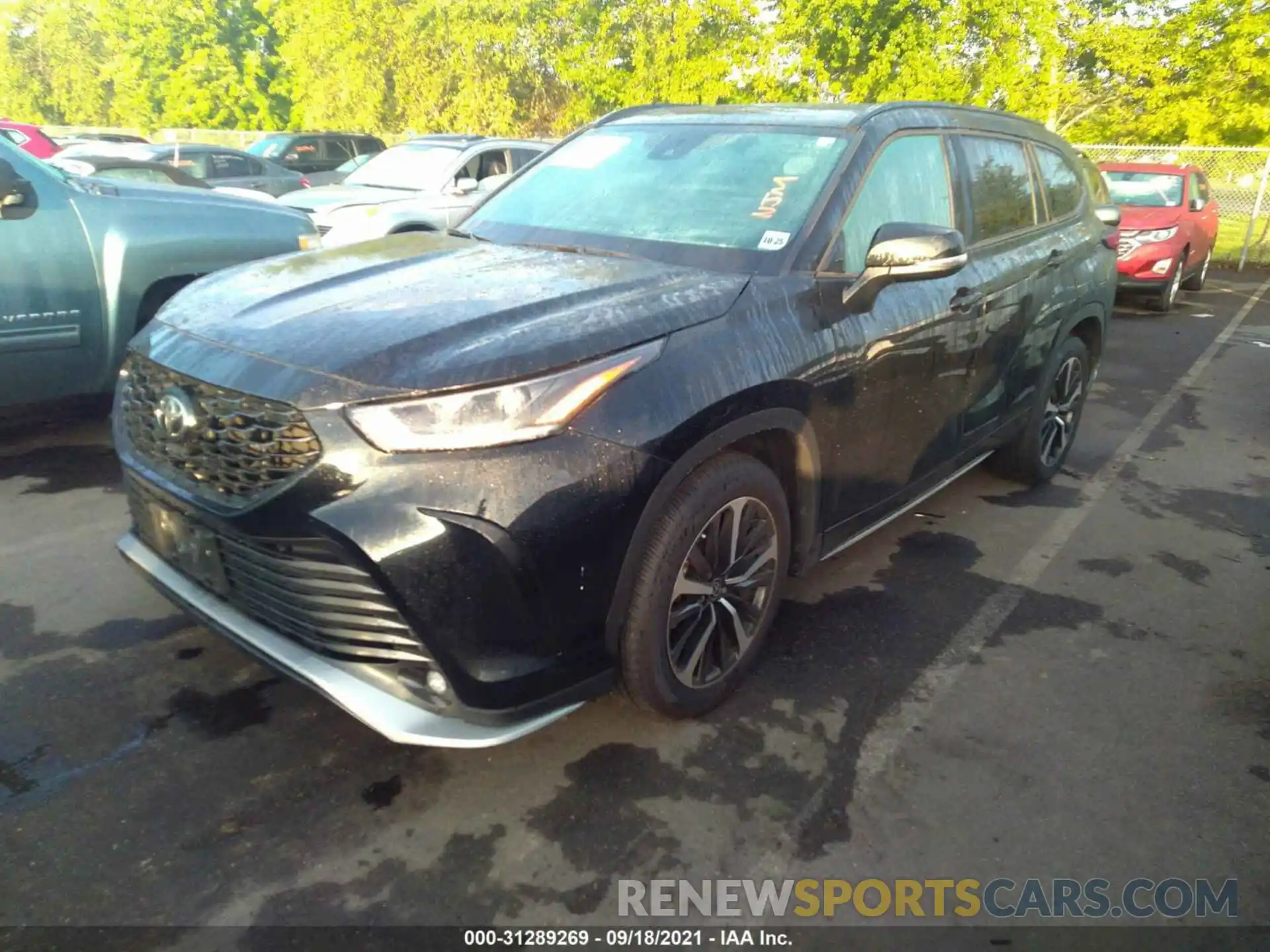 2 Photograph of a damaged car 5TDLZRBH1MS058390 TOYOTA HIGHLANDER 2021