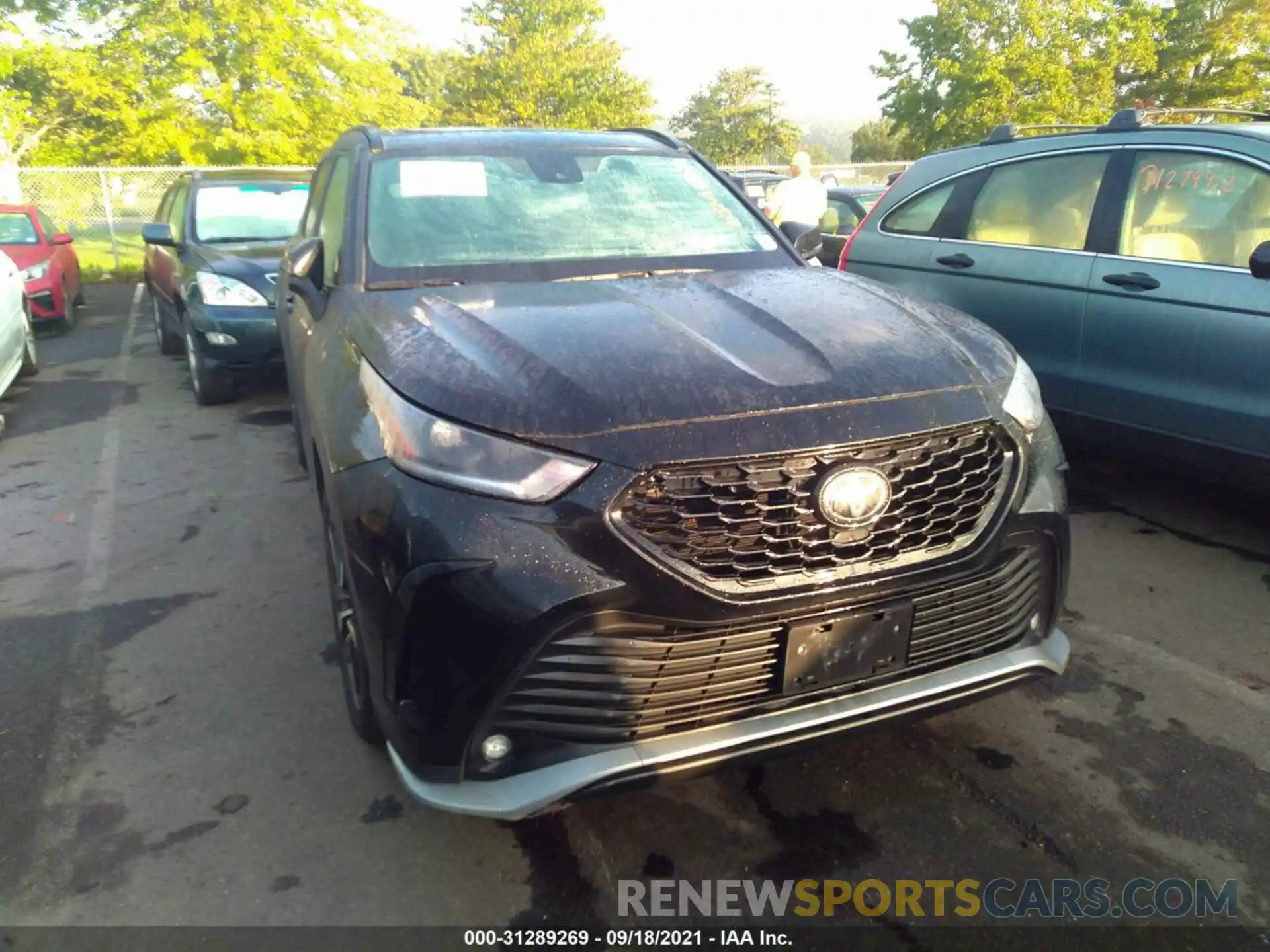 6 Photograph of a damaged car 5TDLZRBH1MS058390 TOYOTA HIGHLANDER 2021