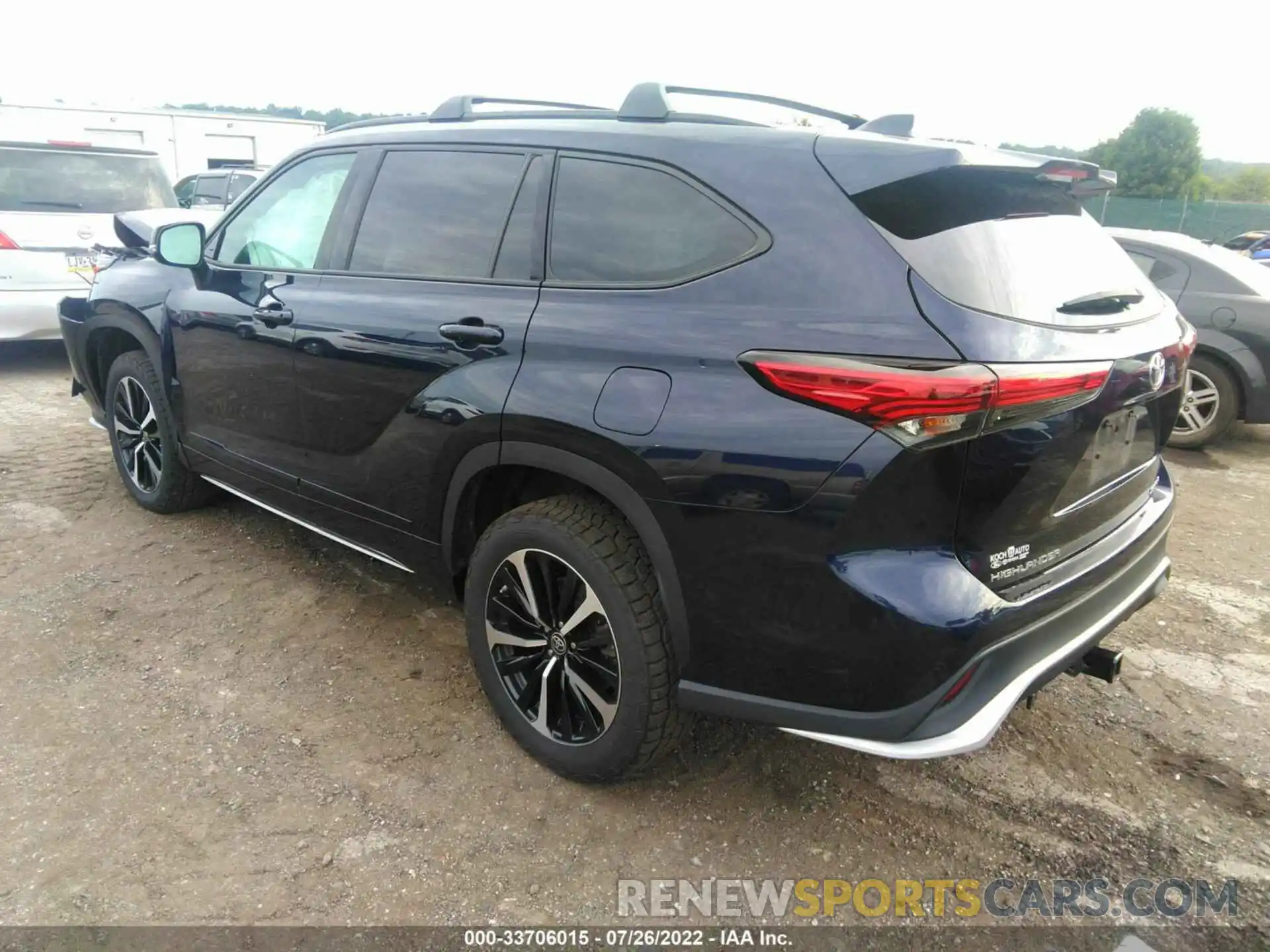 3 Фотография поврежденного автомобиля 5TDLZRBH1MS067106 TOYOTA HIGHLANDER 2021