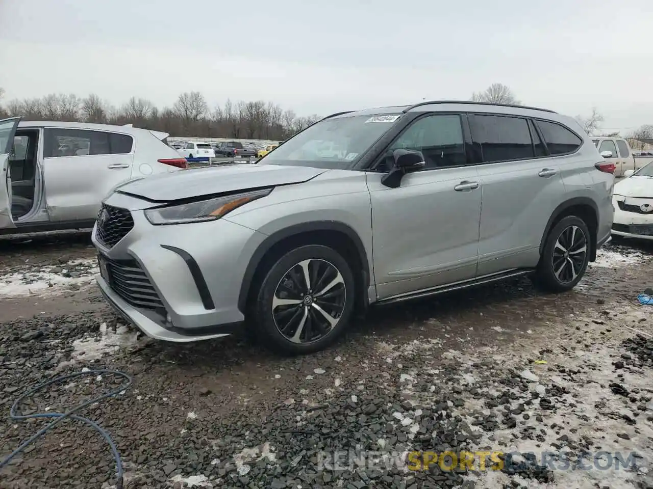 1 Фотография поврежденного автомобиля 5TDLZRBH1MS125991 TOYOTA HIGHLANDER 2021