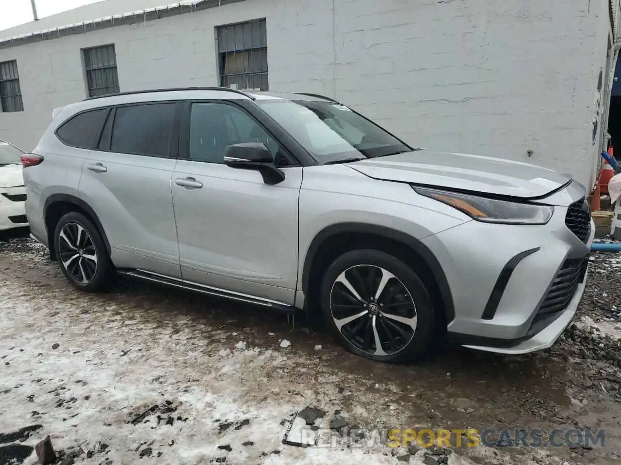 4 Фотография поврежденного автомобиля 5TDLZRBH1MS125991 TOYOTA HIGHLANDER 2021