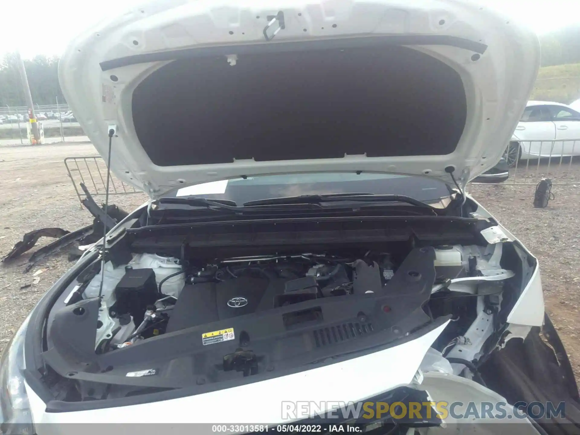 10 Фотография поврежденного автомобиля 5TDLZRBH2MS093519 TOYOTA HIGHLANDER 2021