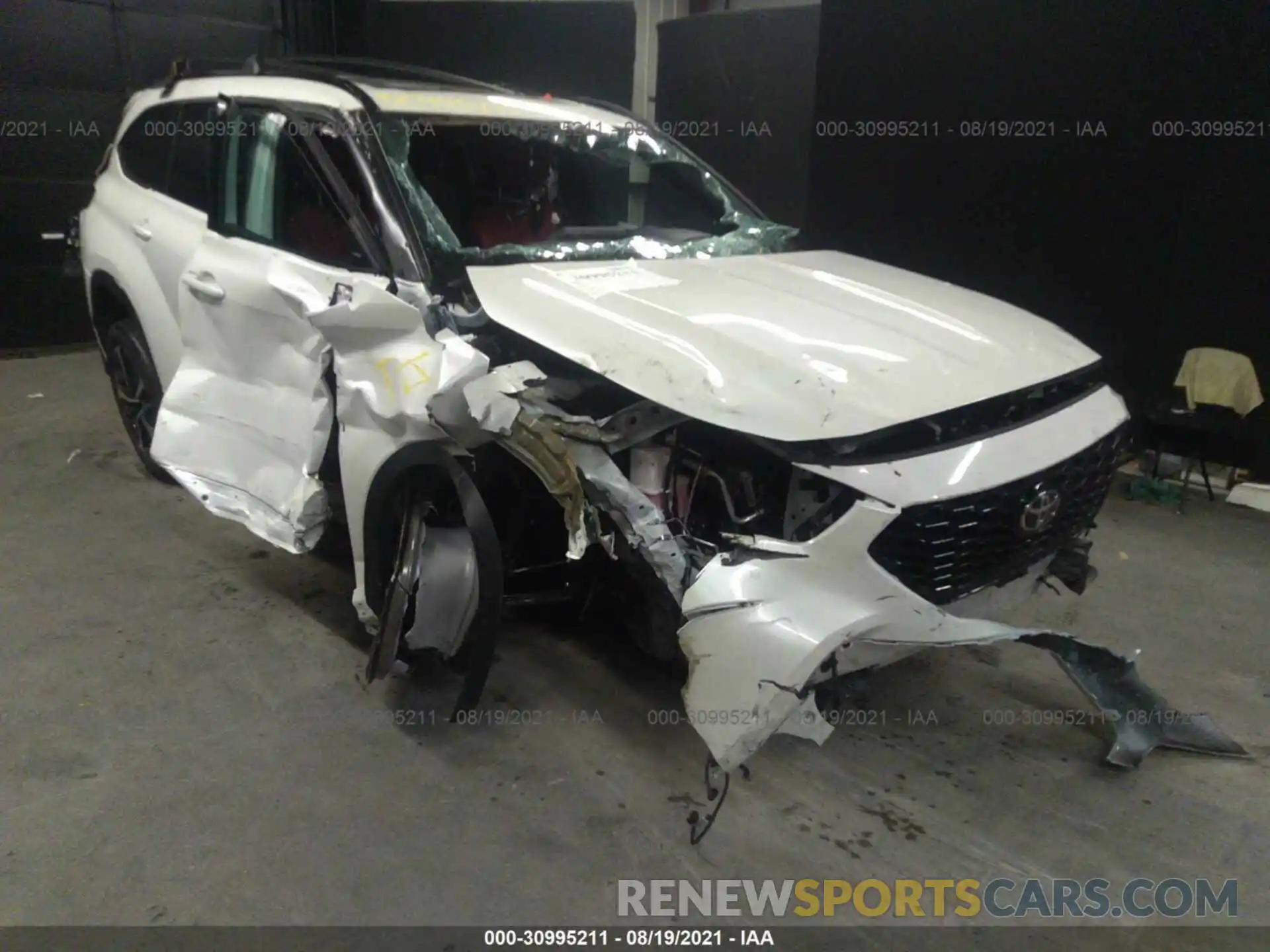 6 Photograph of a damaged car 5TDLZRBH3MS062957 TOYOTA HIGHLANDER 2021