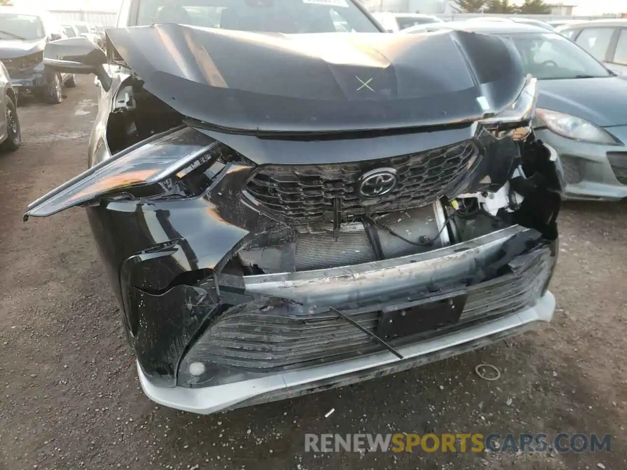 9 Photograph of a damaged car 5TDLZRBH5MS124553 TOYOTA HIGHLANDER 2021