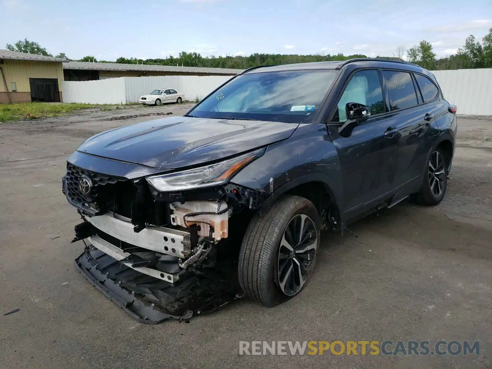 2 Photograph of a damaged car 5TDLZRBH6MS059275 TOYOTA HIGHLANDER 2021