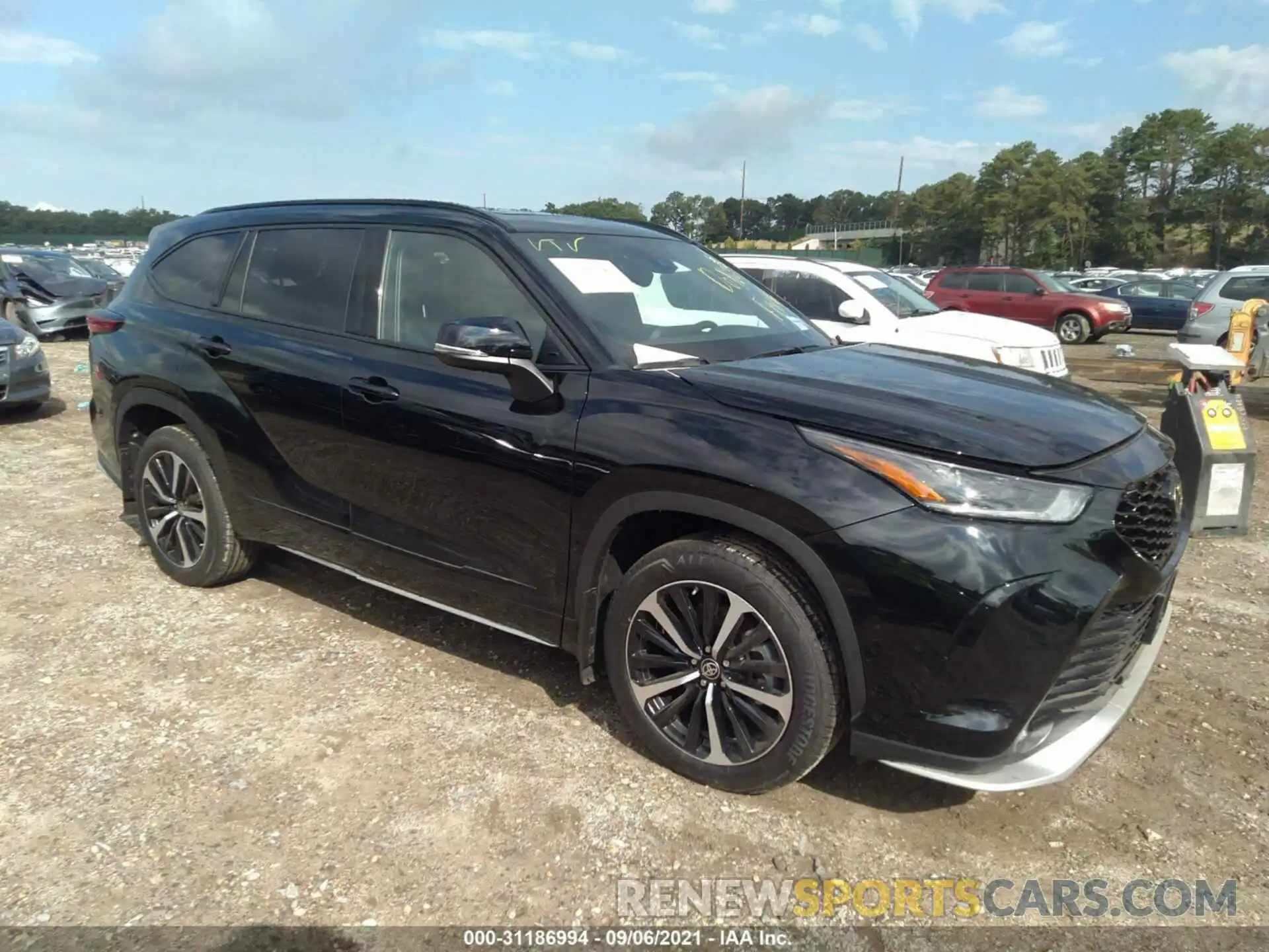 1 Photograph of a damaged car 5TDLZRBH9MS147320 TOYOTA HIGHLANDER 2021