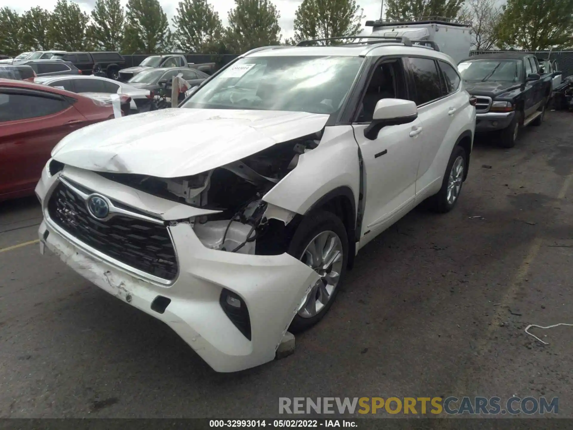 2 Фотография поврежденного автомобиля 5TDXBRCH1MS020677 TOYOTA HIGHLANDER 2021