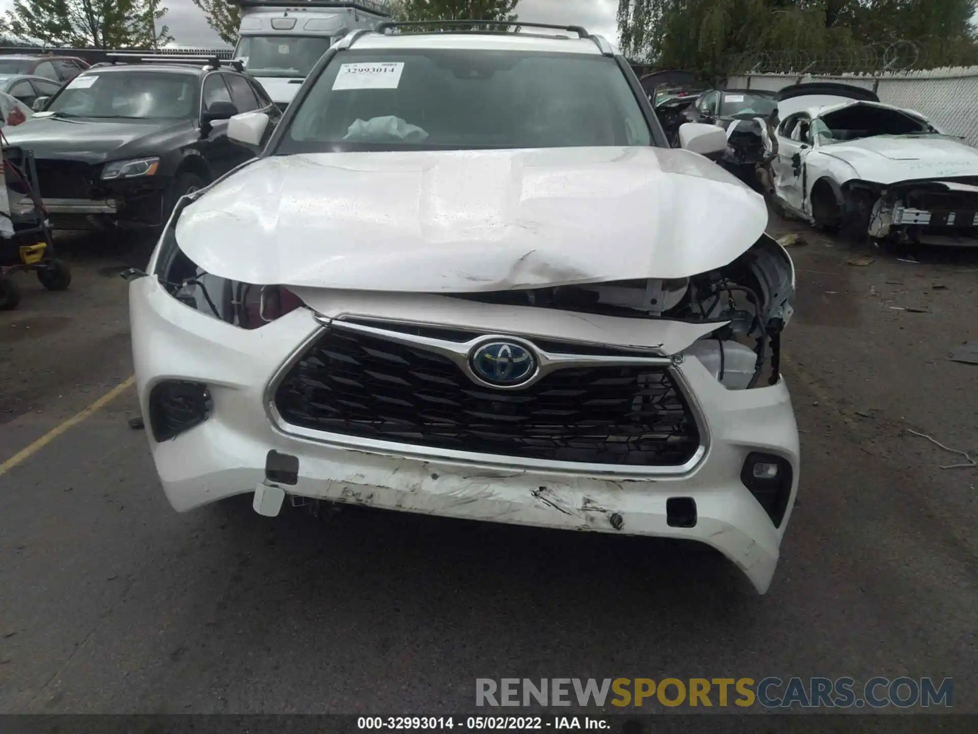 6 Photograph of a damaged car 5TDXBRCH1MS020677 TOYOTA HIGHLANDER 2021