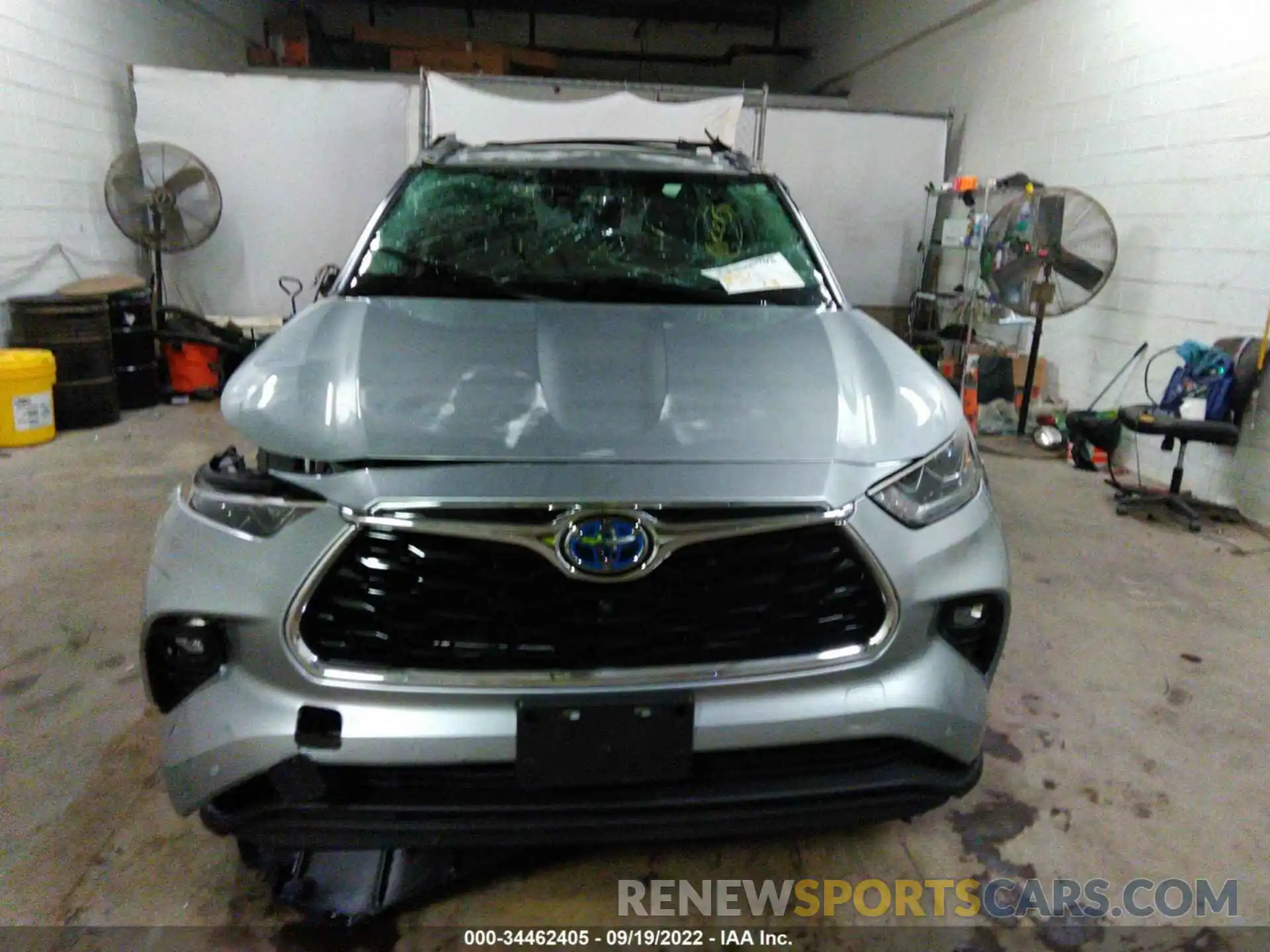 6 Photograph of a damaged car 5TDXBRCH1MS024339 TOYOTA HIGHLANDER 2021