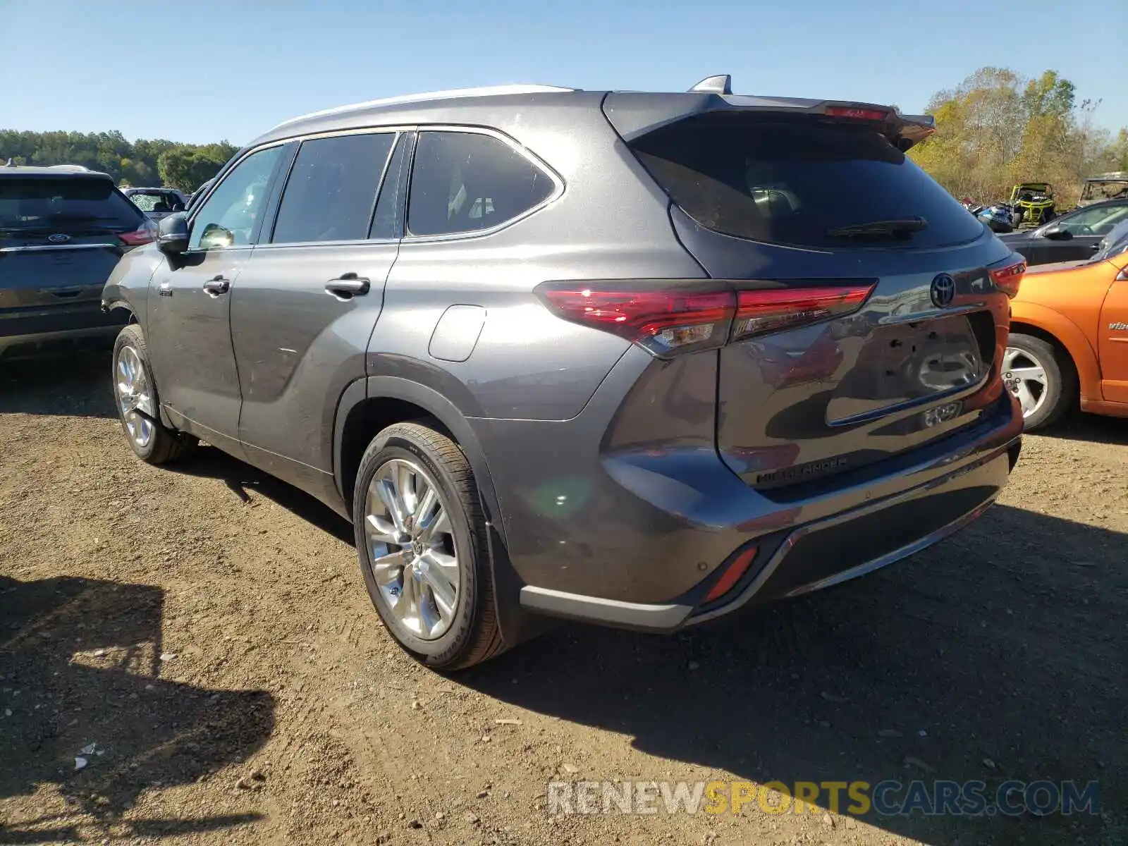 3 Photograph of a damaged car 5TDXBRCH2MS026679 TOYOTA HIGHLANDER 2021