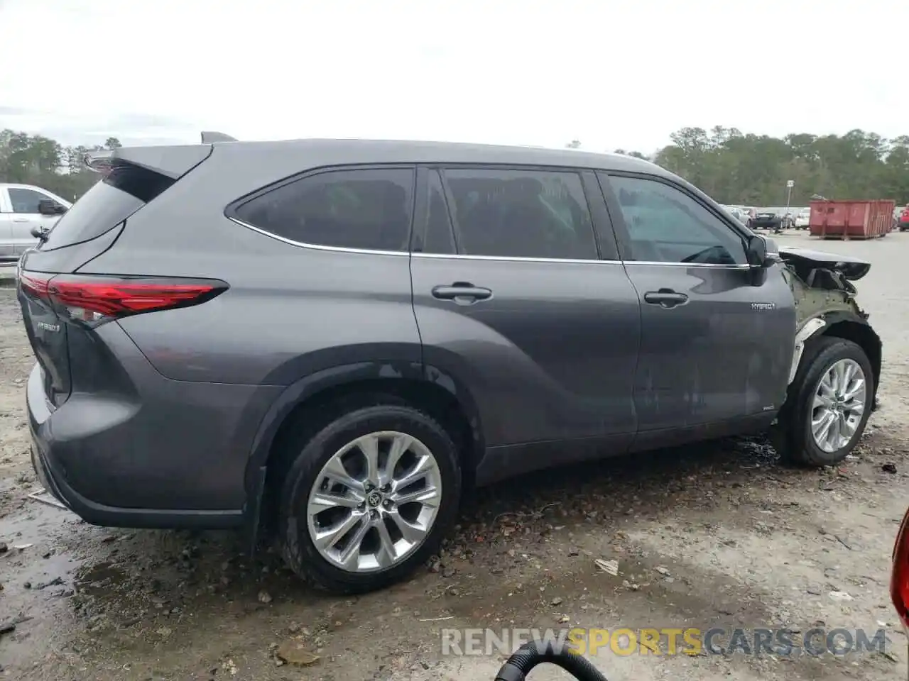 3 Photograph of a damaged car 5TDXBRCH2MS048827 TOYOTA HIGHLANDER 2021