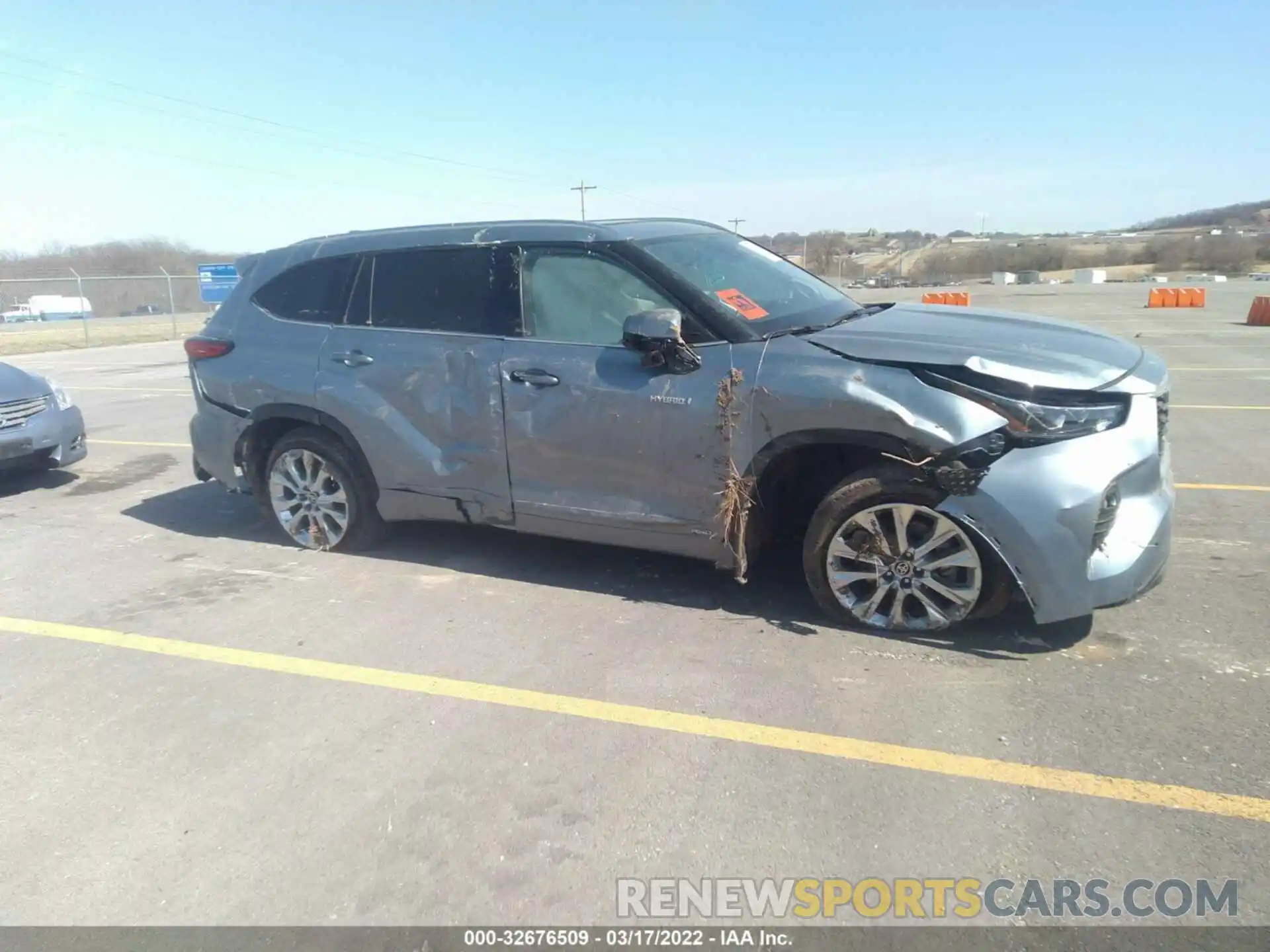 6 Photograph of a damaged car 5TDXBRCH2MS050433 TOYOTA HIGHLANDER 2021