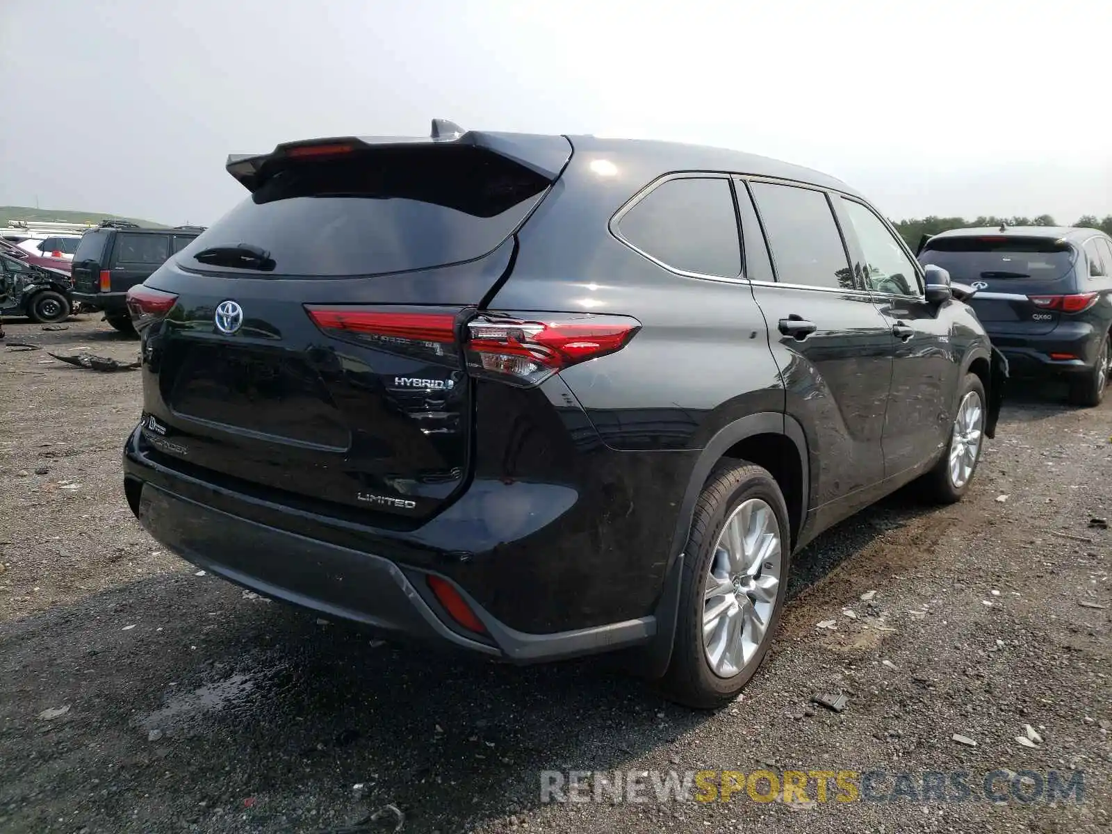 4 Photograph of a damaged car 5TDXBRCH2MS526308 TOYOTA HIGHLANDER 2021