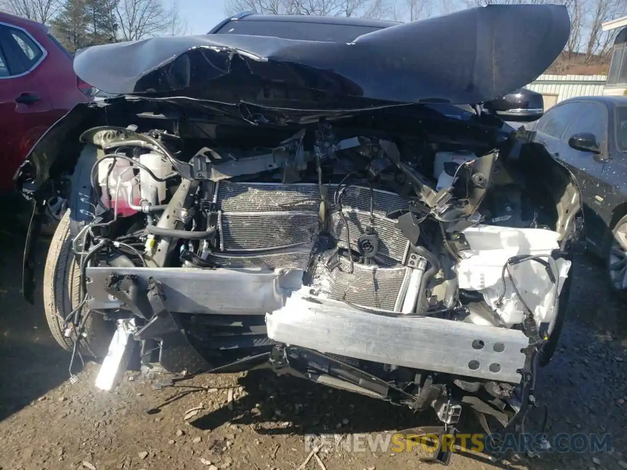 9 Photograph of a damaged car 5TDXBRCH4MS062339 TOYOTA HIGHLANDER 2021