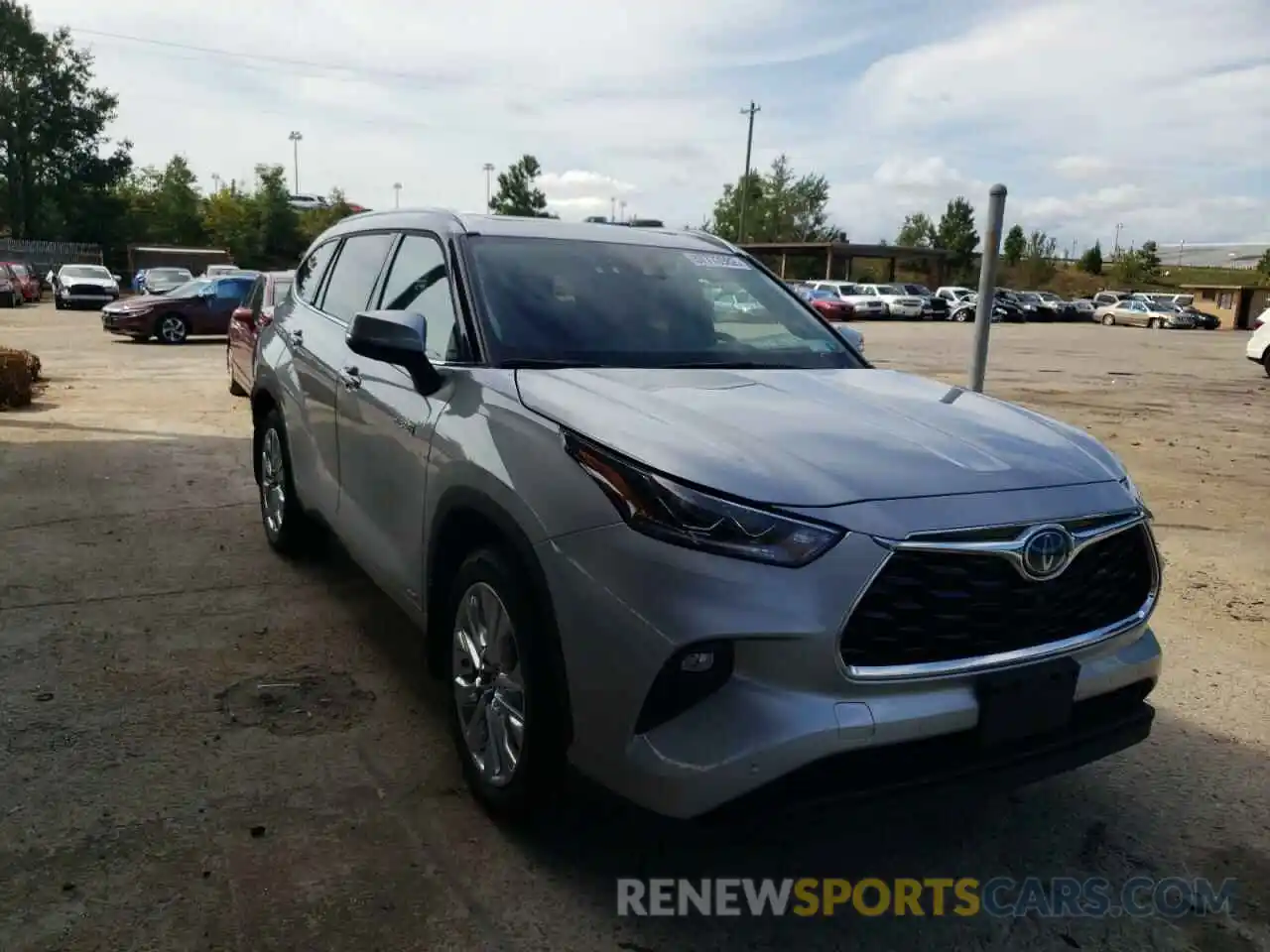 1 Photograph of a damaged car 5TDXBRCH4MS536242 TOYOTA HIGHLANDER 2021