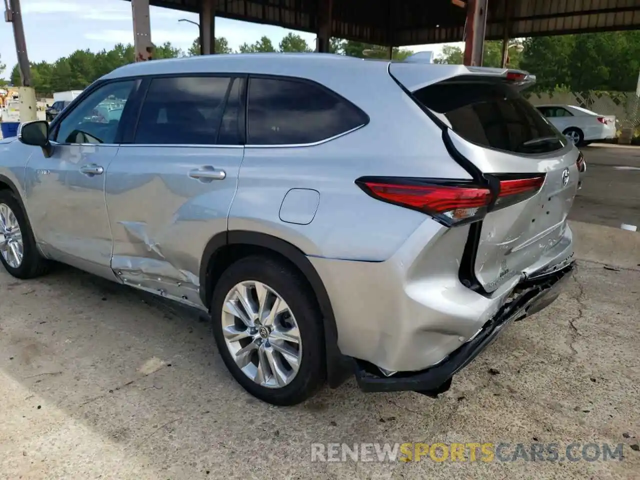 9 Photograph of a damaged car 5TDXBRCH4MS536242 TOYOTA HIGHLANDER 2021