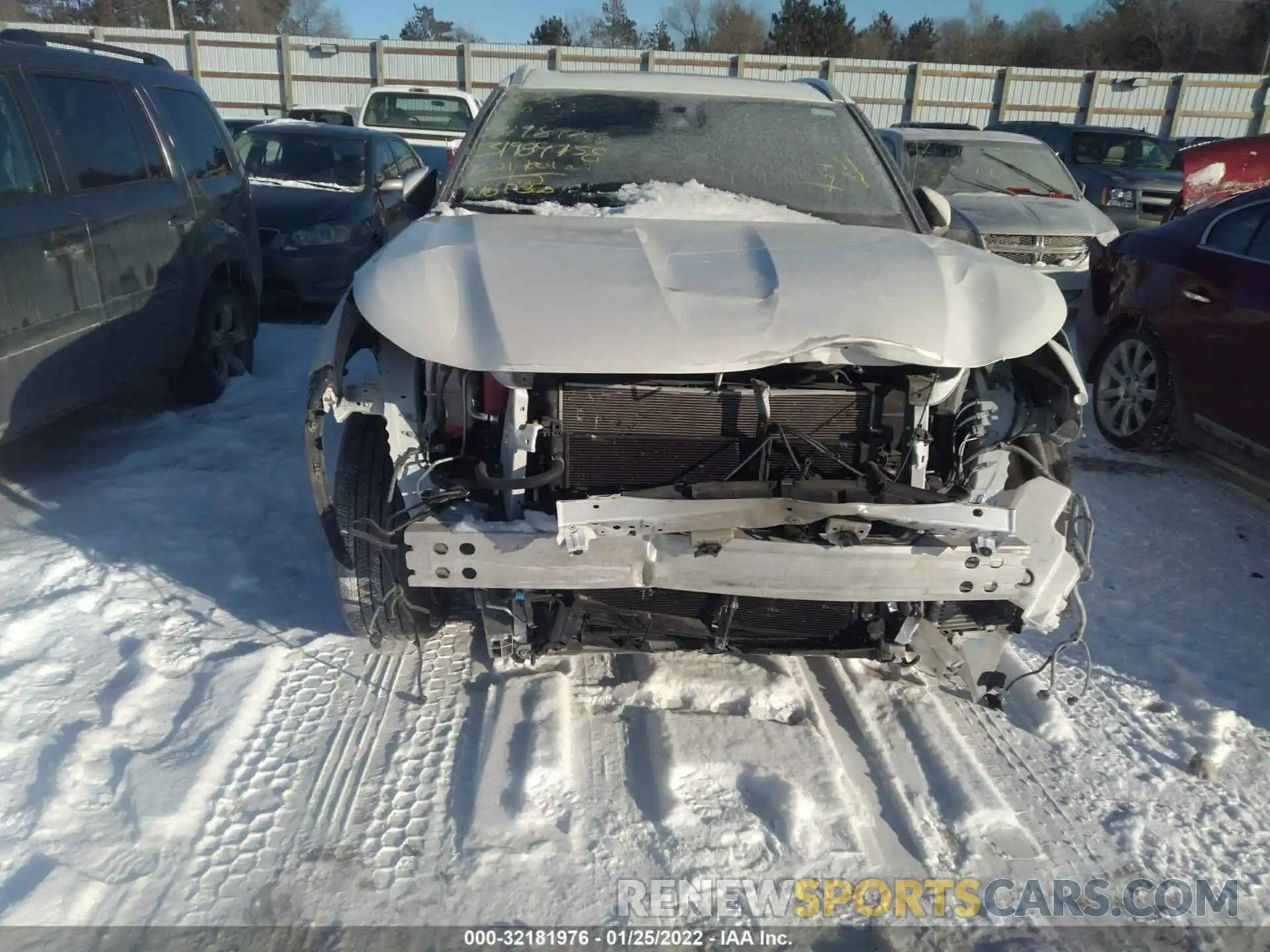 6 Фотография поврежденного автомобиля 5TDXBRCH5MS021704 TOYOTA HIGHLANDER 2021