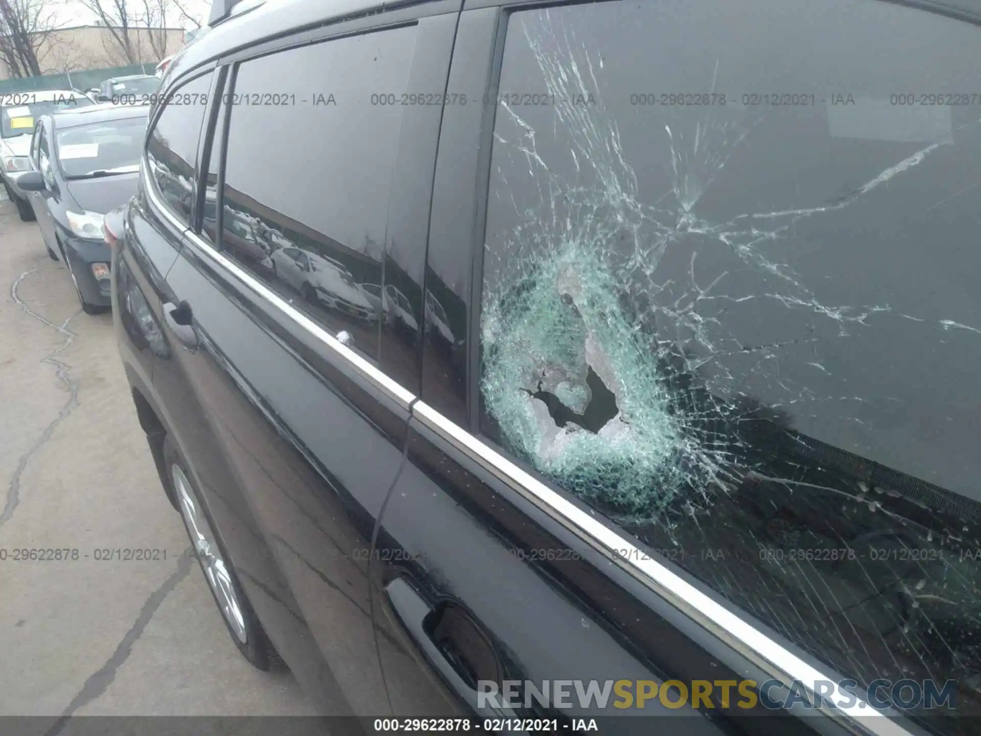 6 Photograph of a damaged car 5TDXBRCHXMS022637 TOYOTA HIGHLANDER 2021