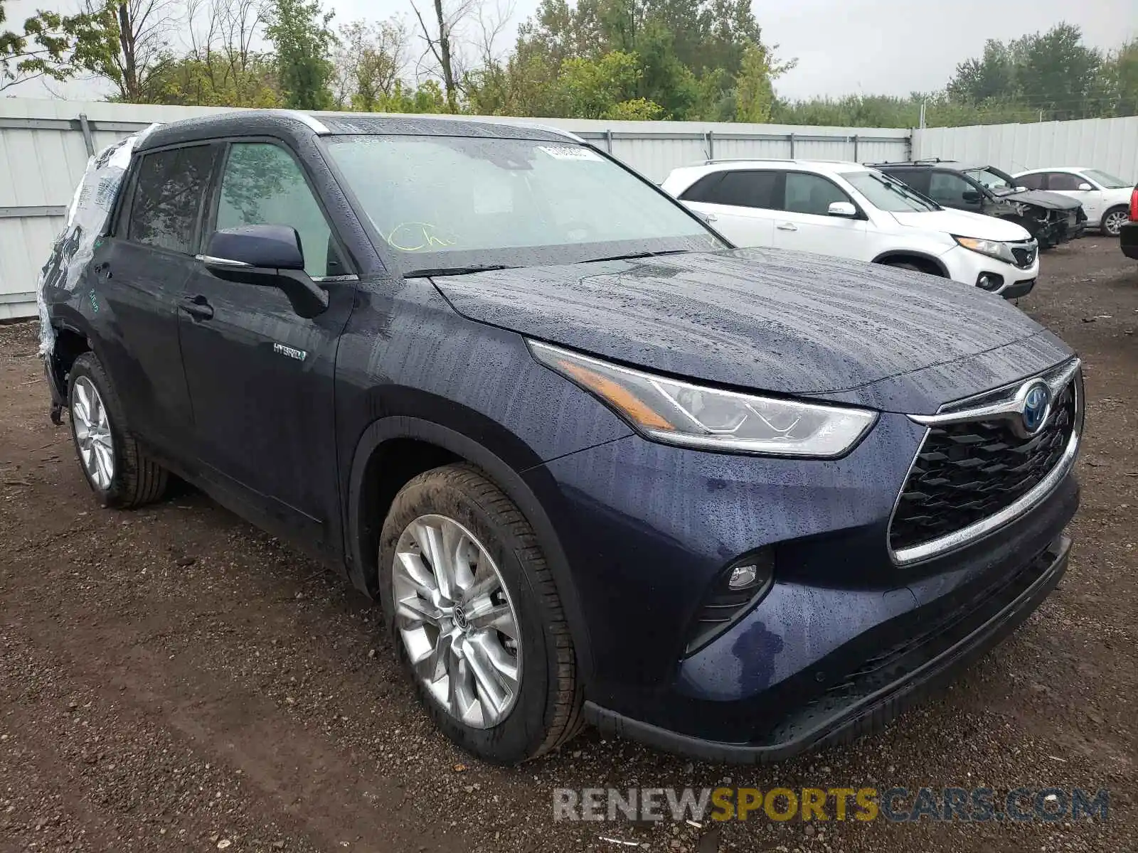 1 Photograph of a damaged car 5TDYARAH2MS009990 TOYOTA HIGHLANDER 2021