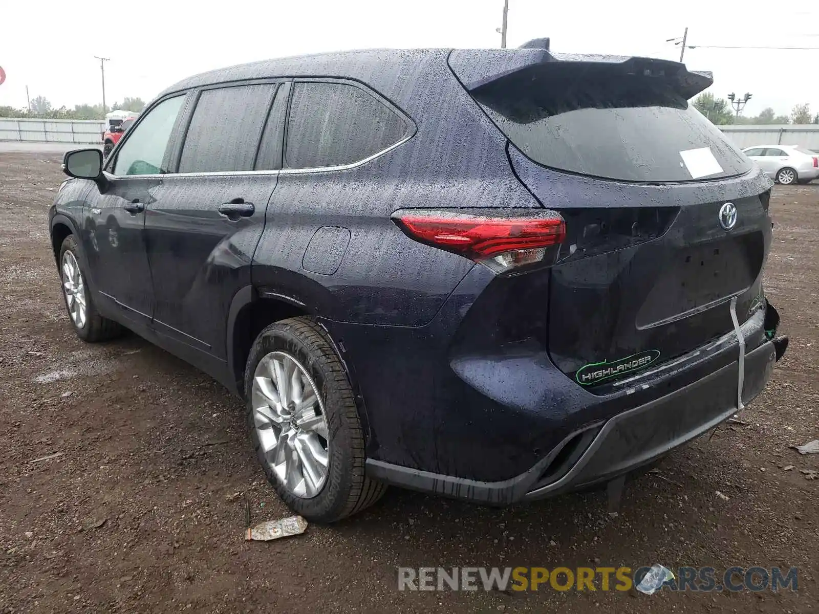 3 Photograph of a damaged car 5TDYARAH2MS009990 TOYOTA HIGHLANDER 2021