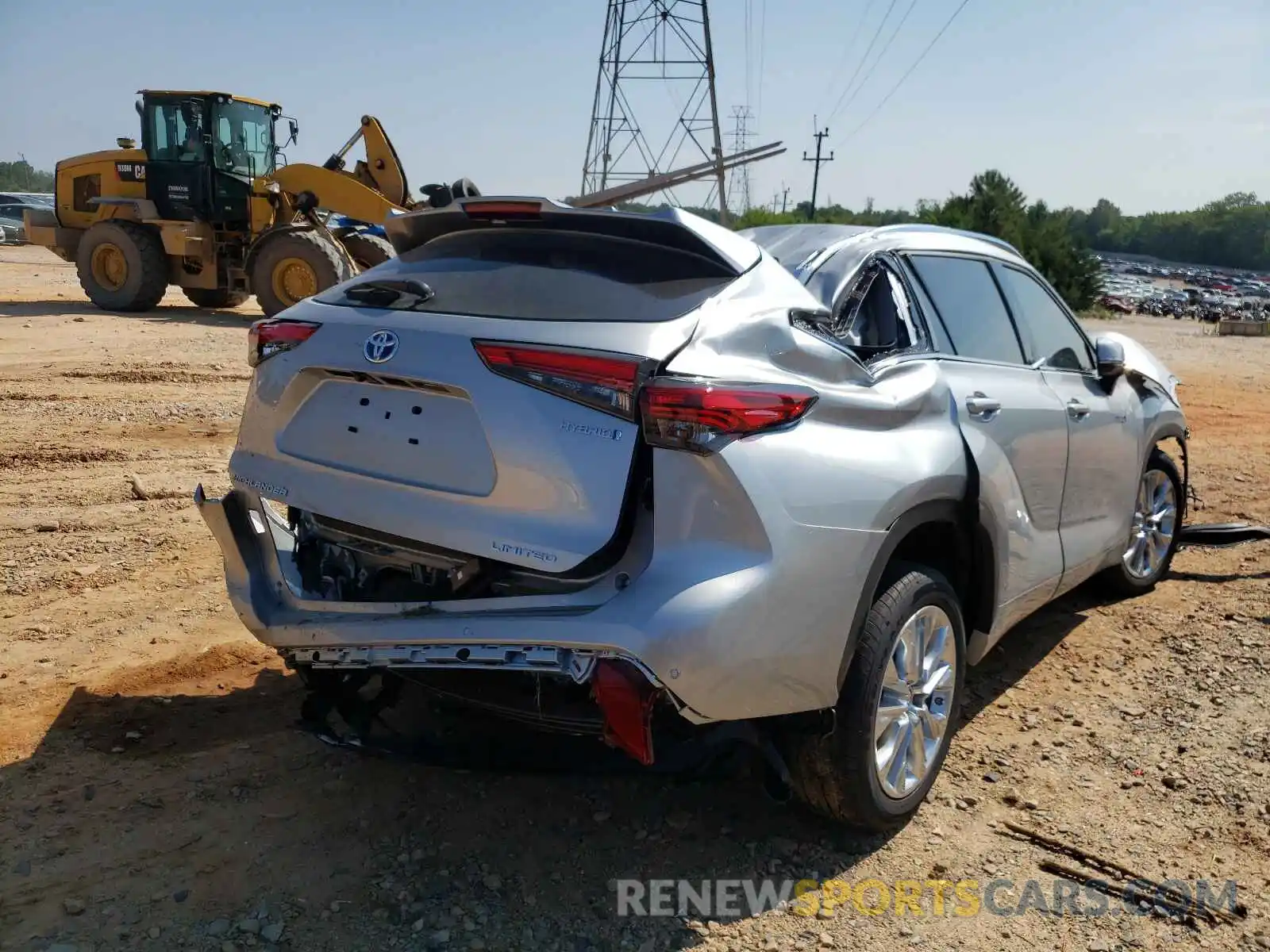 4 Photograph of a damaged car 5TDYARAH2MS507056 TOYOTA HIGHLANDER 2021