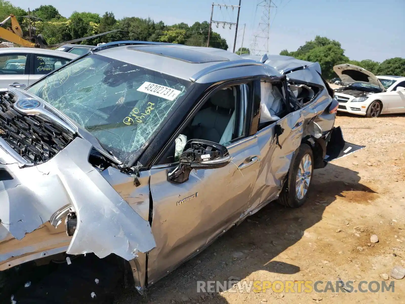 9 Photograph of a damaged car 5TDYARAH2MS507056 TOYOTA HIGHLANDER 2021