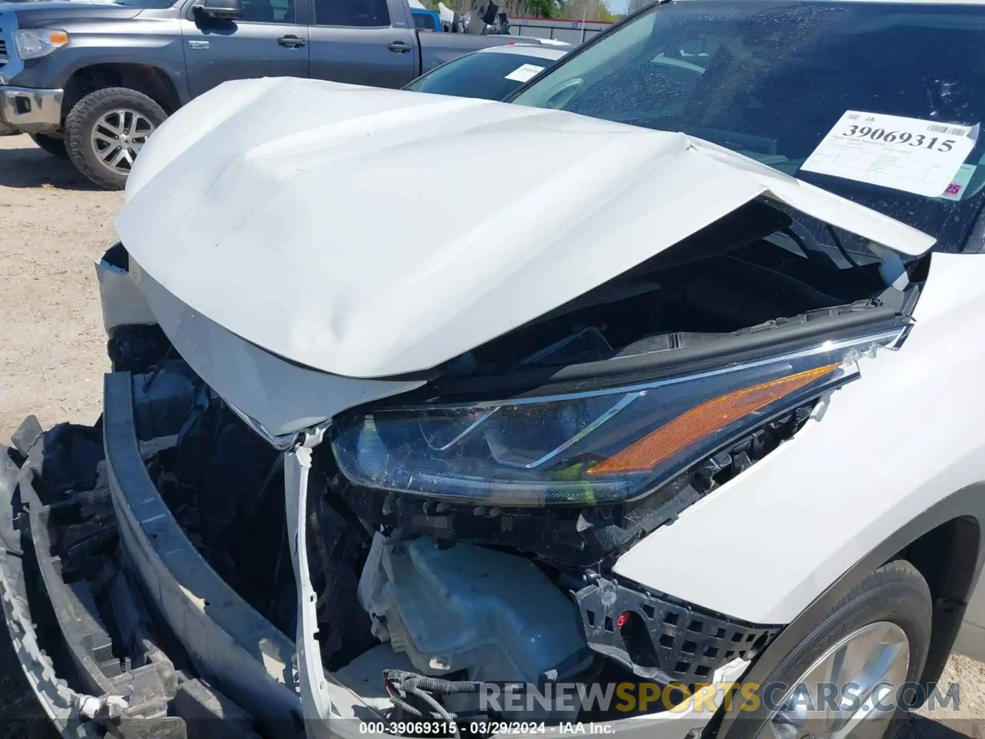 10 Photograph of a damaged car 5TDYARAH3MS008430 TOYOTA HIGHLANDER 2021