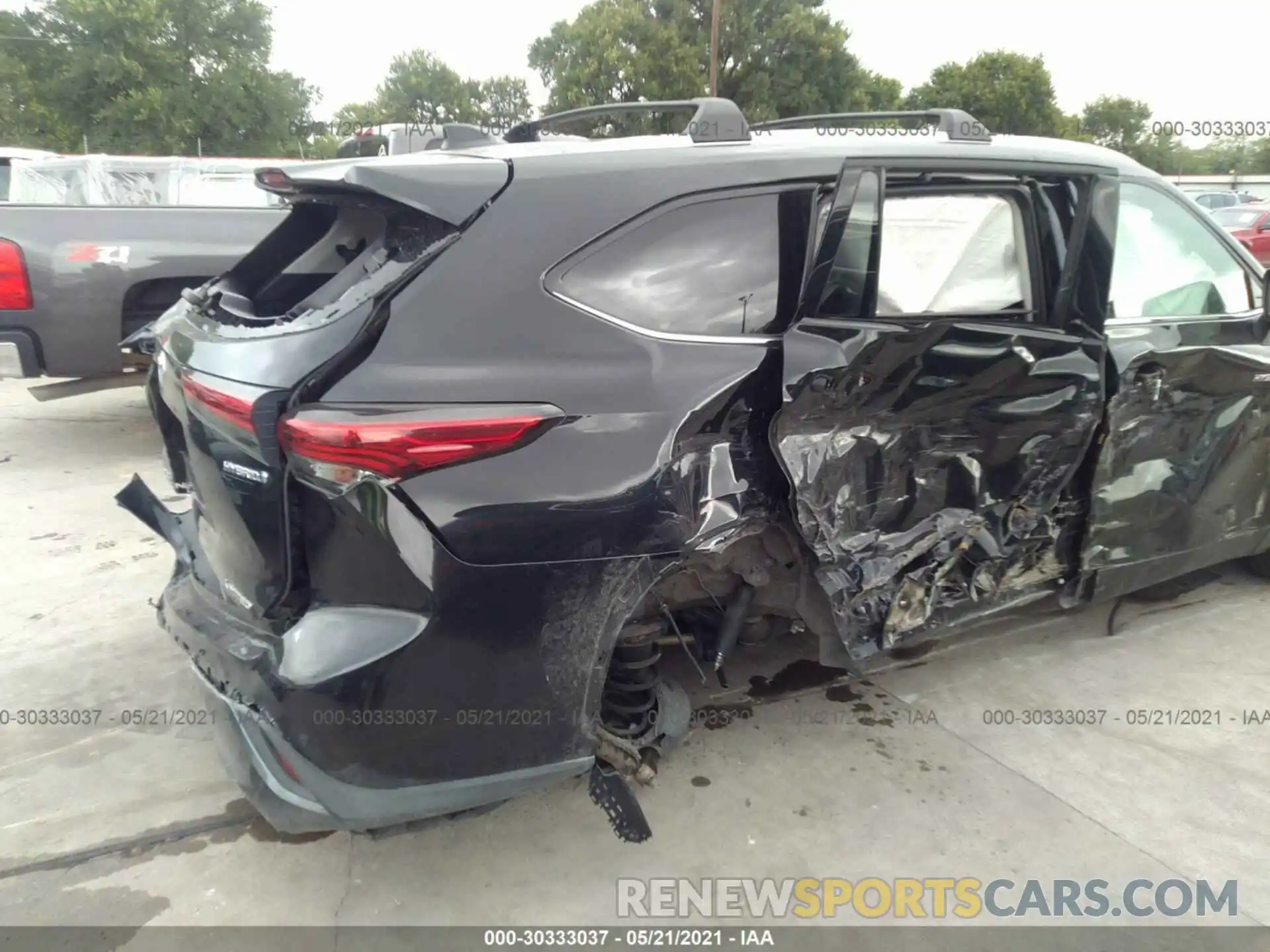 6 Фотография поврежденного автомобиля 5TDYARAH3MS504764 TOYOTA HIGHLANDER 2021