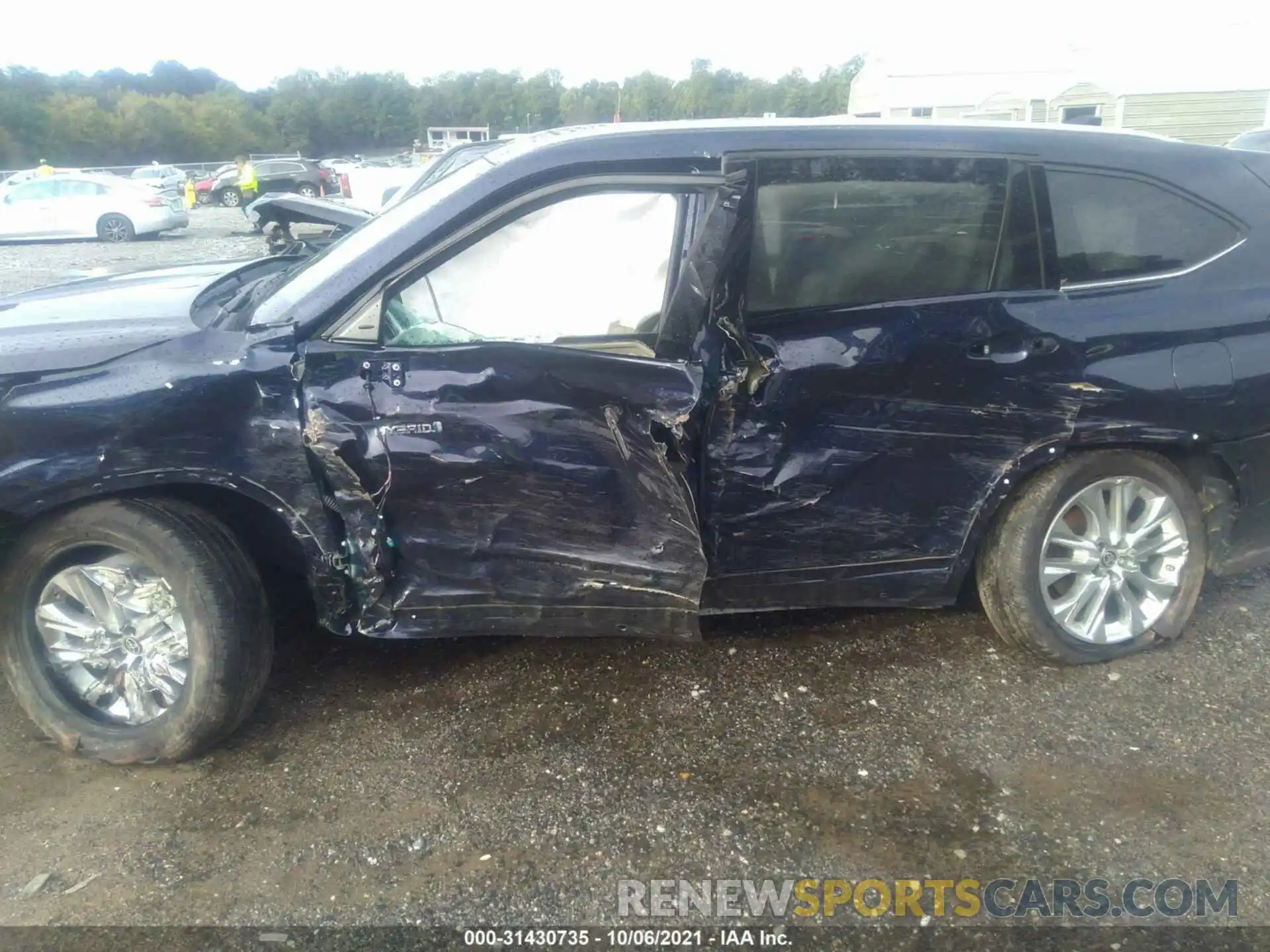 6 Photograph of a damaged car 5TDYARAH5MS009479 TOYOTA HIGHLANDER 2021