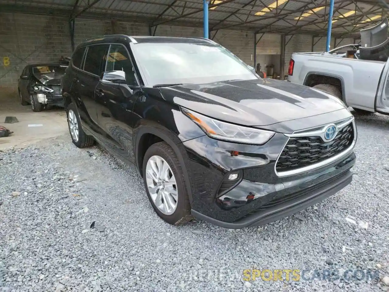 1 Photograph of a damaged car 5TDYARAH7MS507120 TOYOTA HIGHLANDER 2021