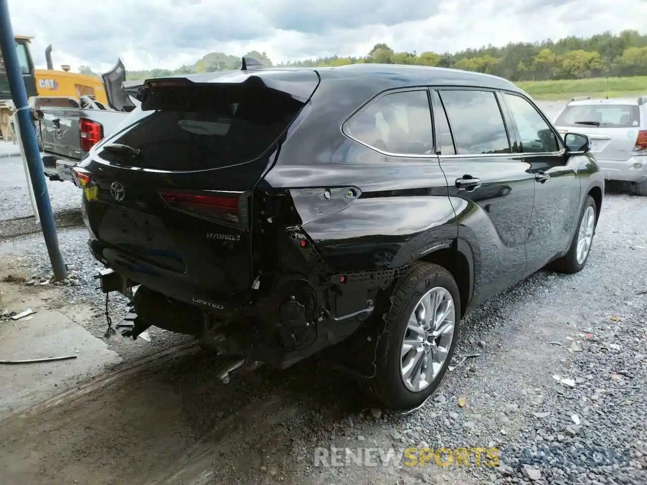 4 Photograph of a damaged car 5TDYARAH7MS507120 TOYOTA HIGHLANDER 2021