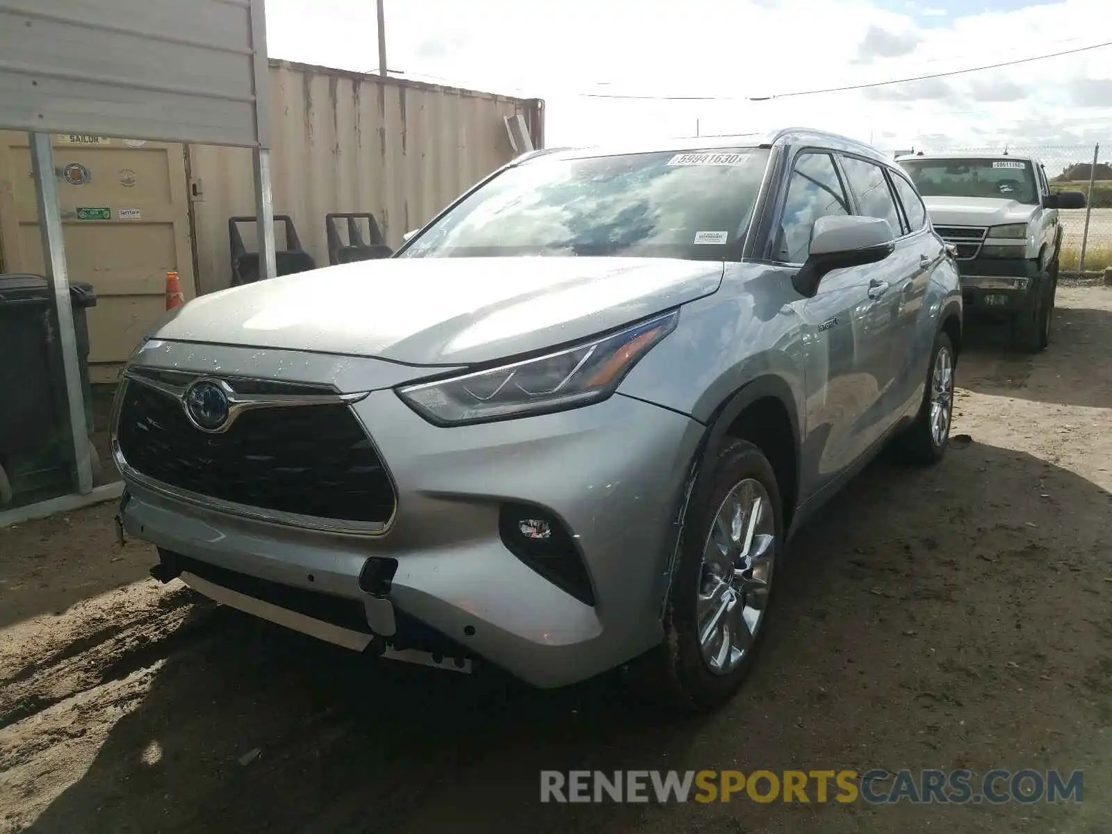 2 Photograph of a damaged car 5TDYARAHXMS004388 TOYOTA HIGHLANDER 2021