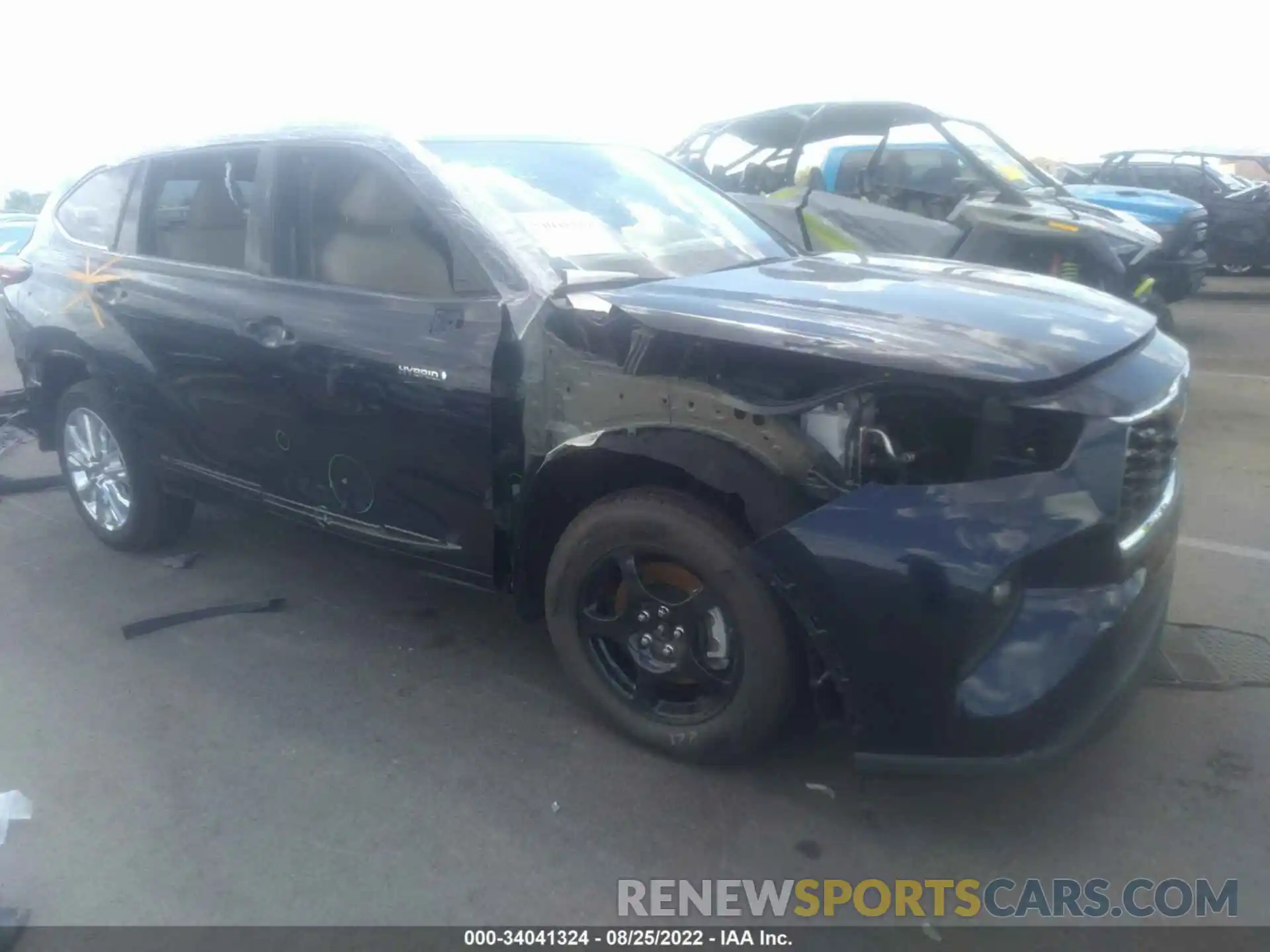 1 Photograph of a damaged car 5TDYARAHXMS004858 TOYOTA HIGHLANDER 2021