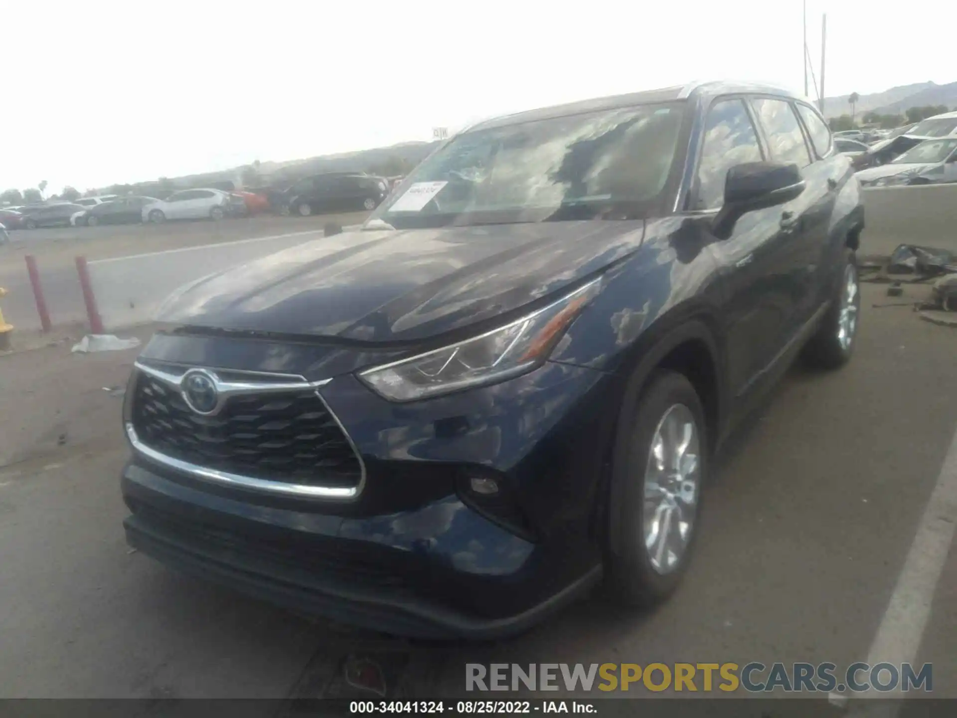 2 Photograph of a damaged car 5TDYARAHXMS004858 TOYOTA HIGHLANDER 2021