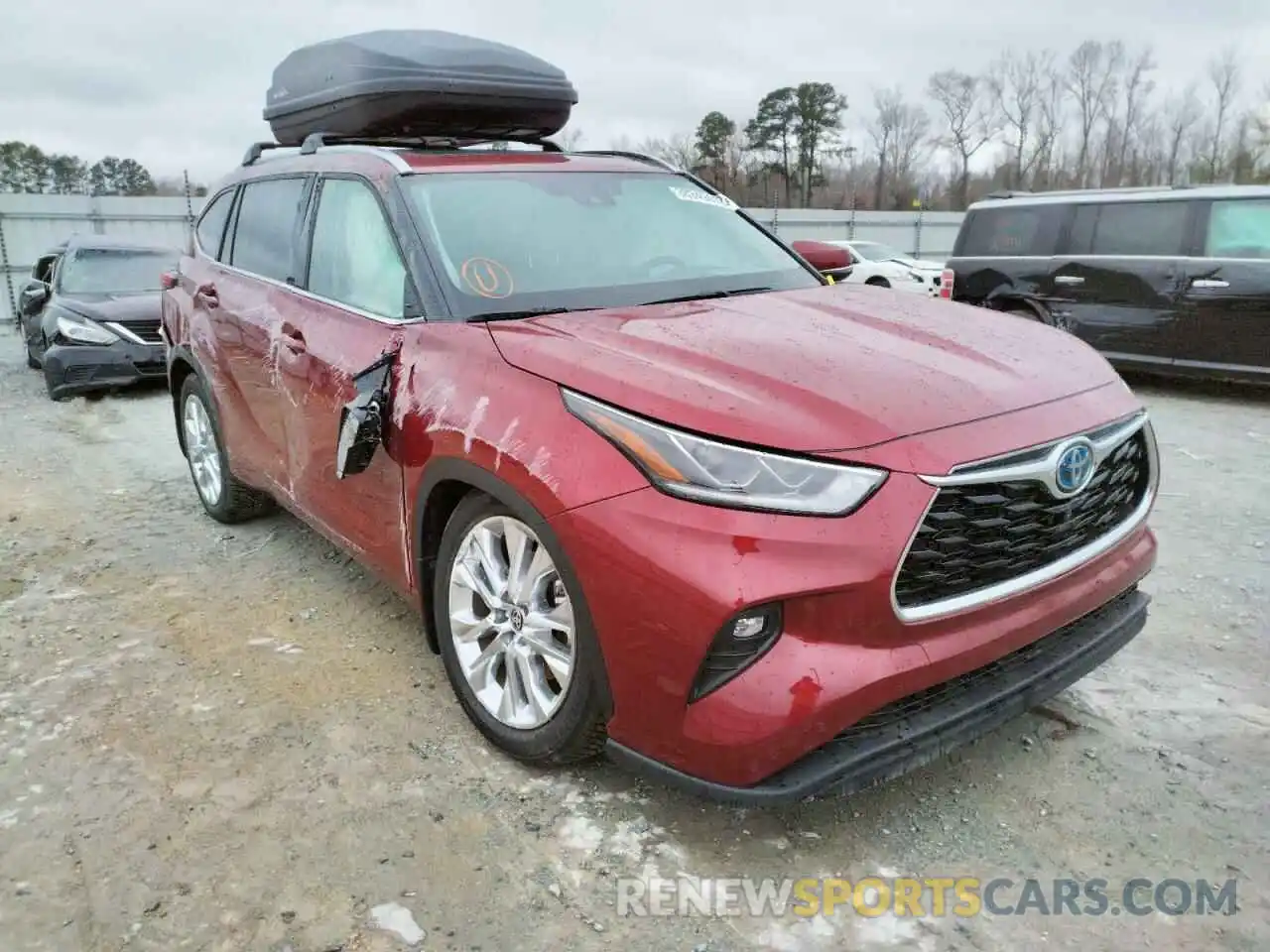 1 Photograph of a damaged car 5TDYARAHXMS009400 TOYOTA HIGHLANDER 2021