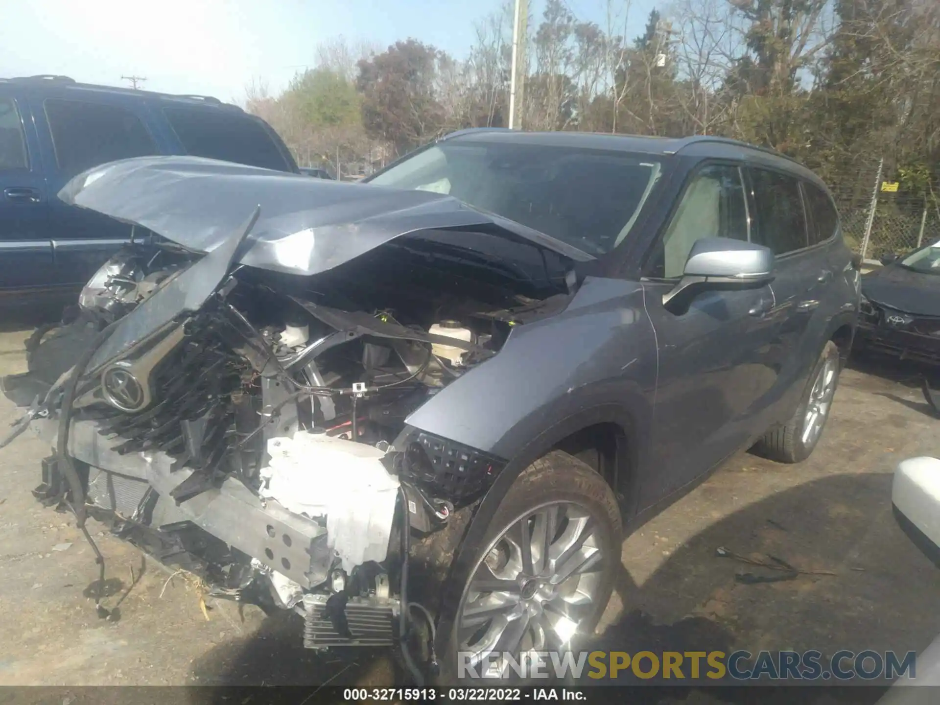 2 Photograph of a damaged car 5TDYZRAH1MS066125 TOYOTA HIGHLANDER 2021