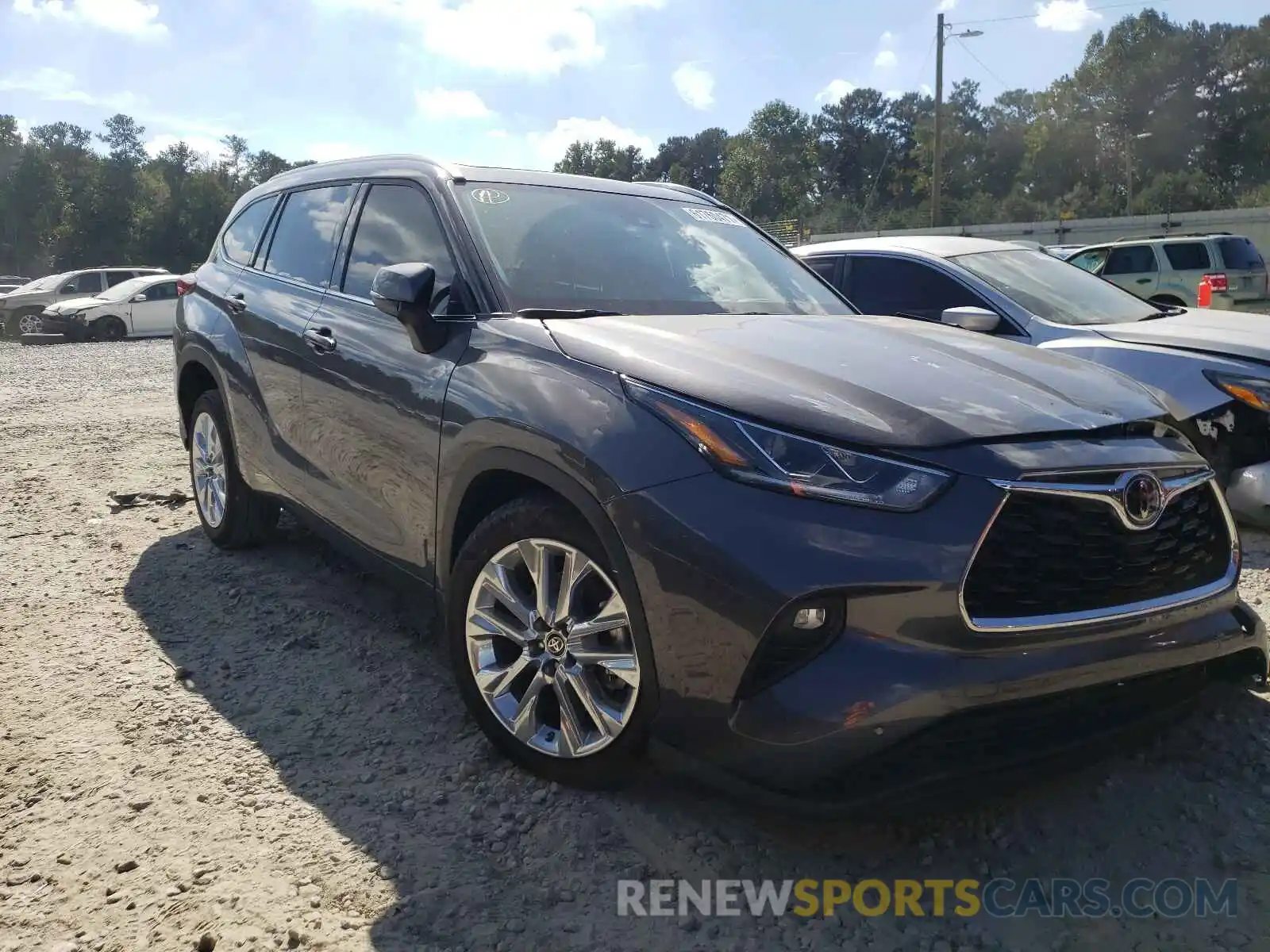 1 Photograph of a damaged car 5TDYZRAH5MS526774 TOYOTA HIGHLANDER 2021